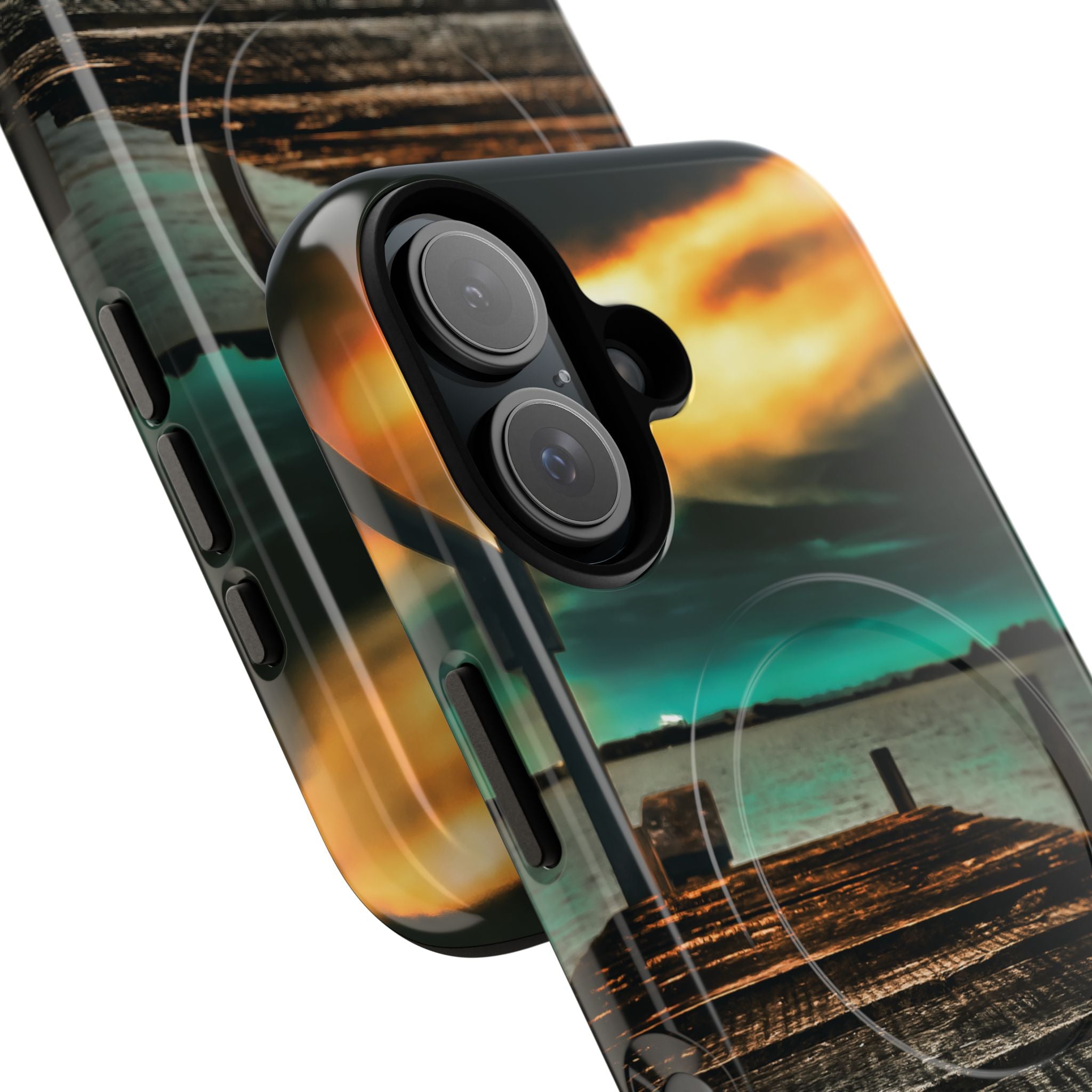 Tough Magnetic Case — 'Te Toro New Zealand Wharf' Magnetic Phone Cover