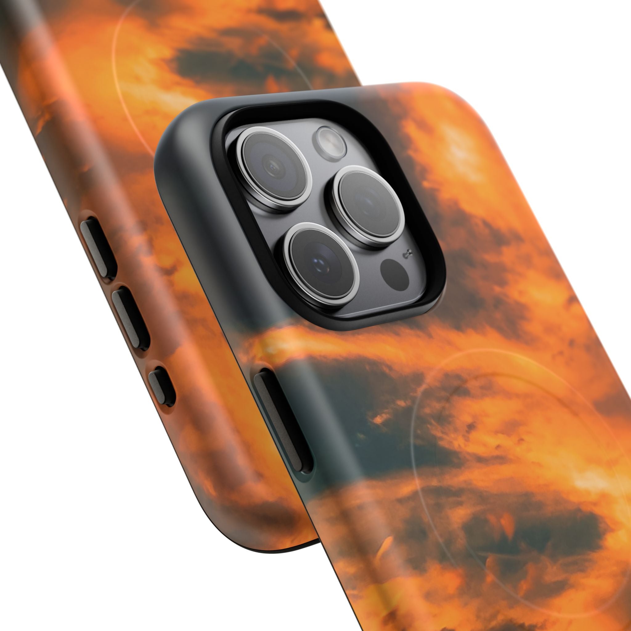 New Zealand Angel Clouds Golden Magnetic Phone Case