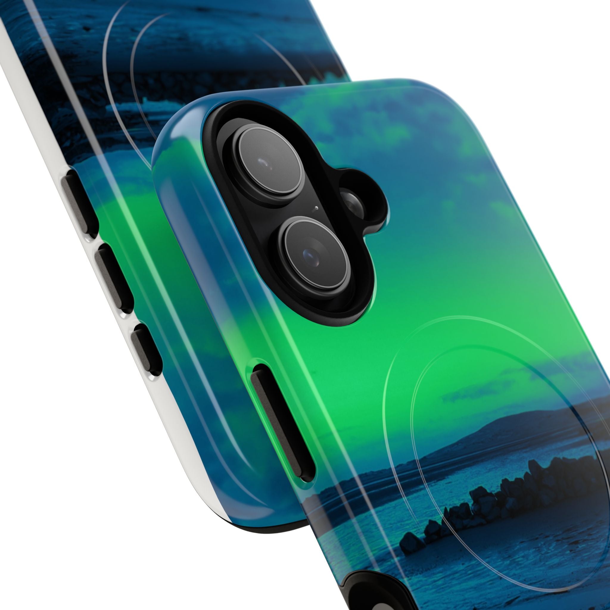 Green New Zealand Sunset Magnetic Phone Case