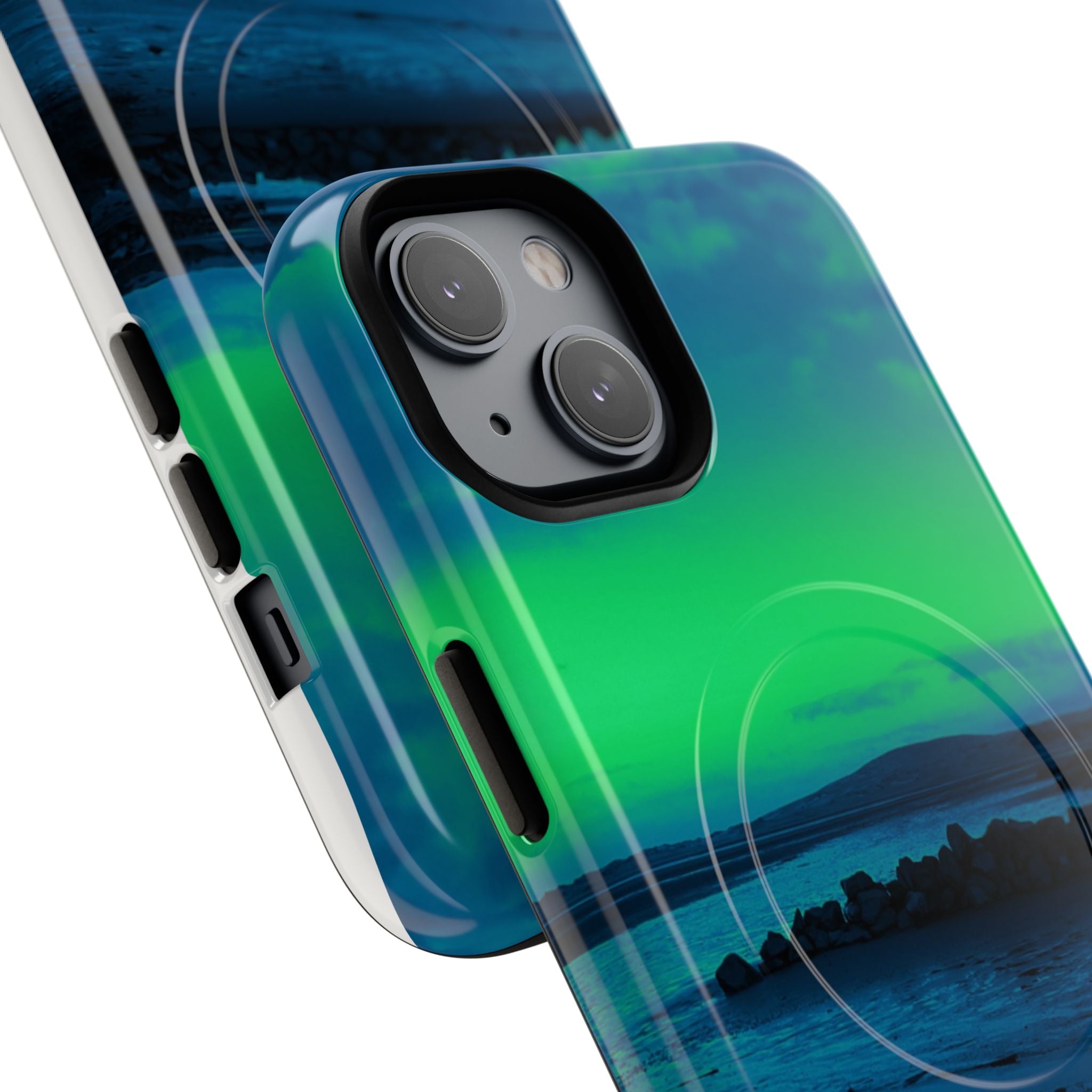 Green New Zealand Sunset Magnetic Phone Case