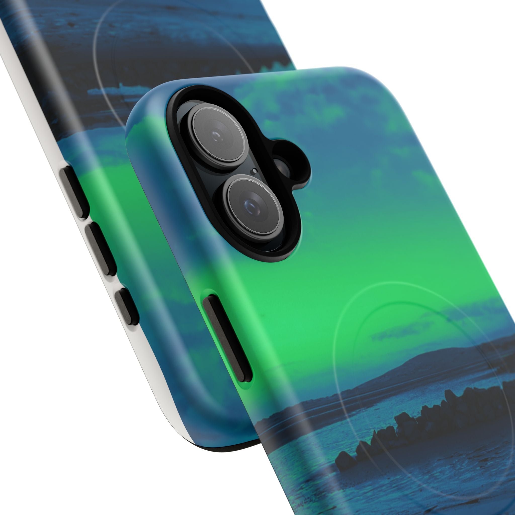 Green New Zealand Sunset Magnetic Phone Case