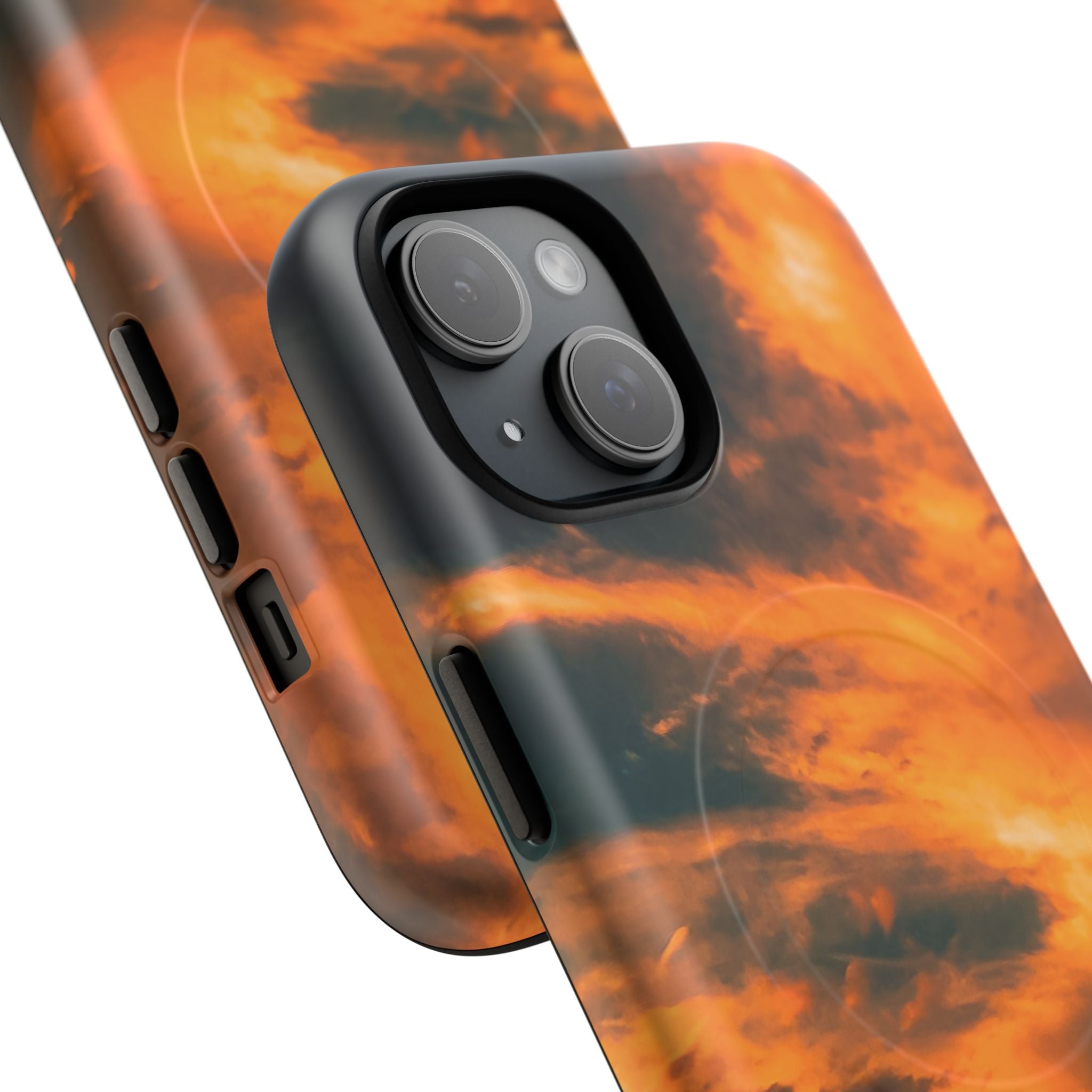 New Zealand Angel Clouds Golden Magnetic Phone Case