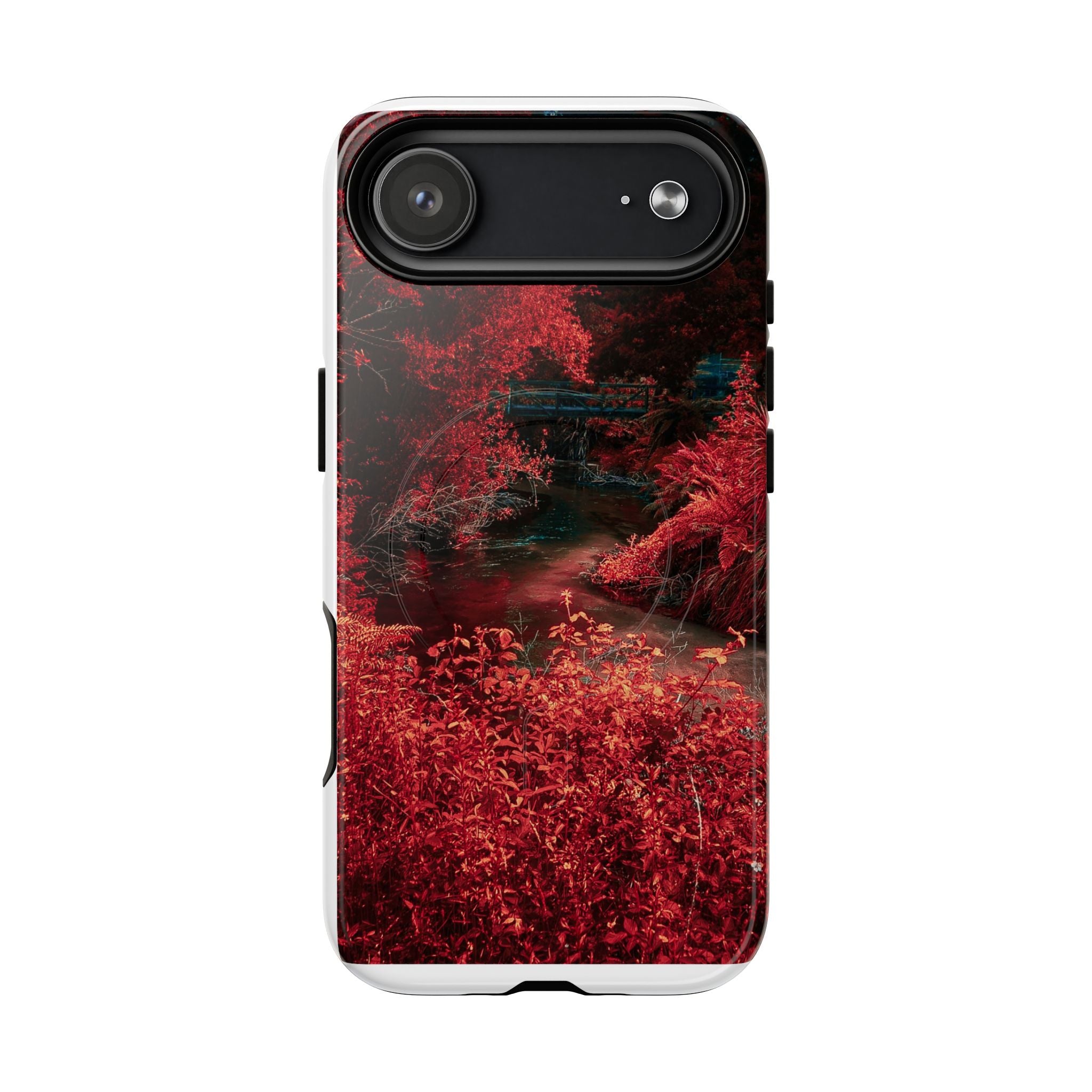 MagSafe Tough Case — Red Forest Abstract Magnetic Phone Cover