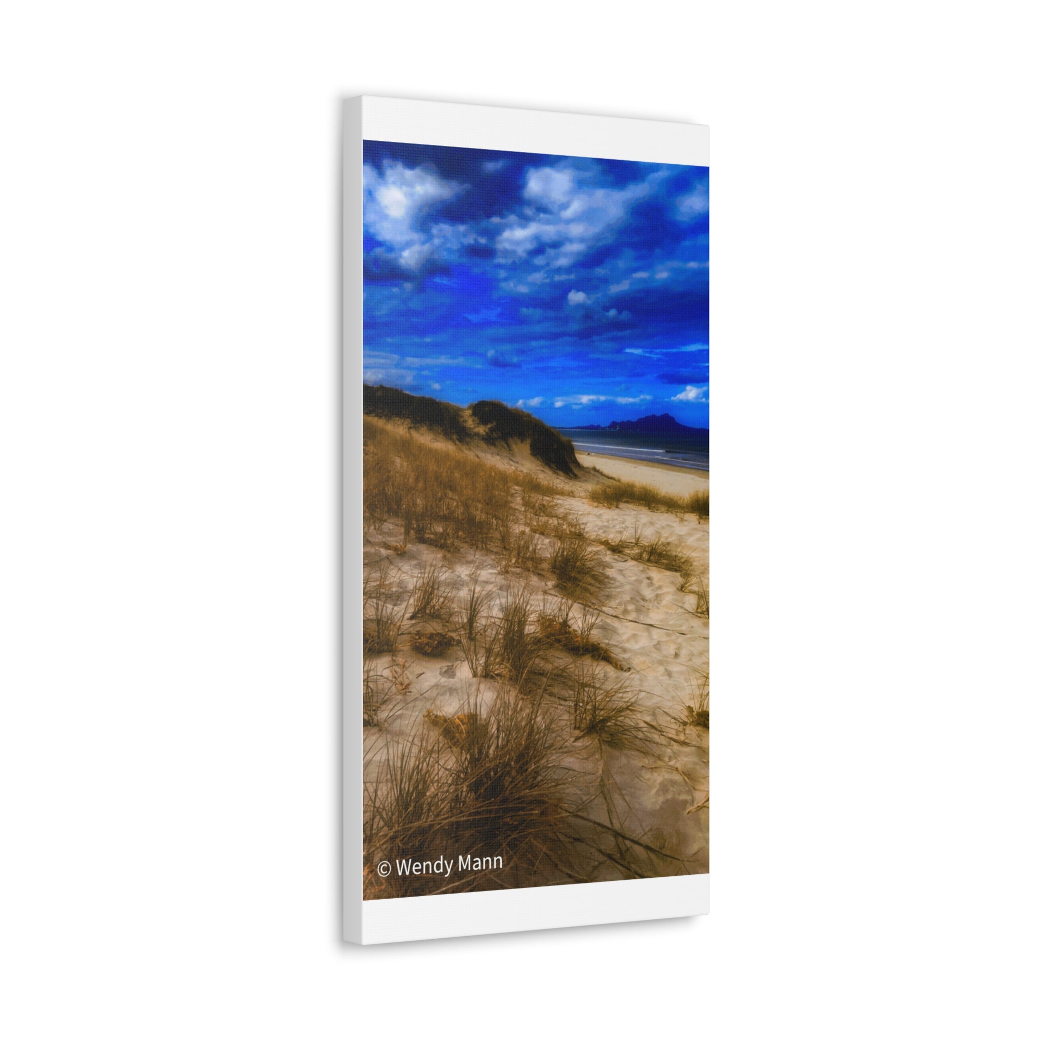 Beach Dunes Canvas Wall Art — Coastal Landscape Canvas Print