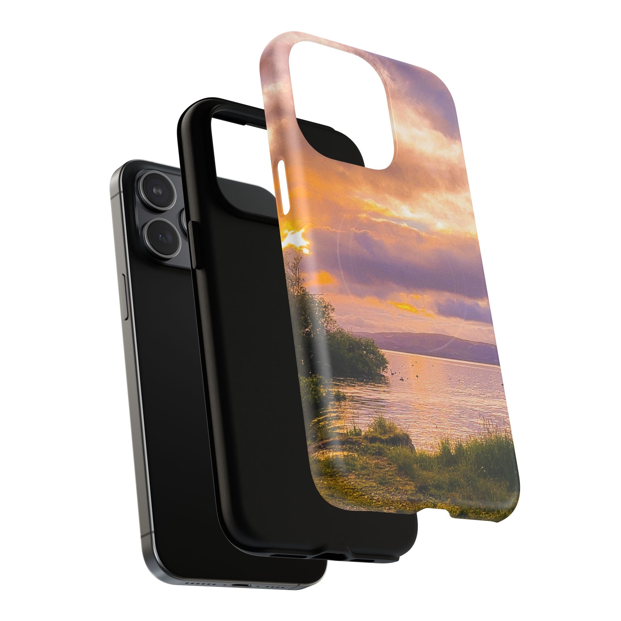 Scenic Sunset Magnetic Phone Case — Tough Magnetic Protective Cover