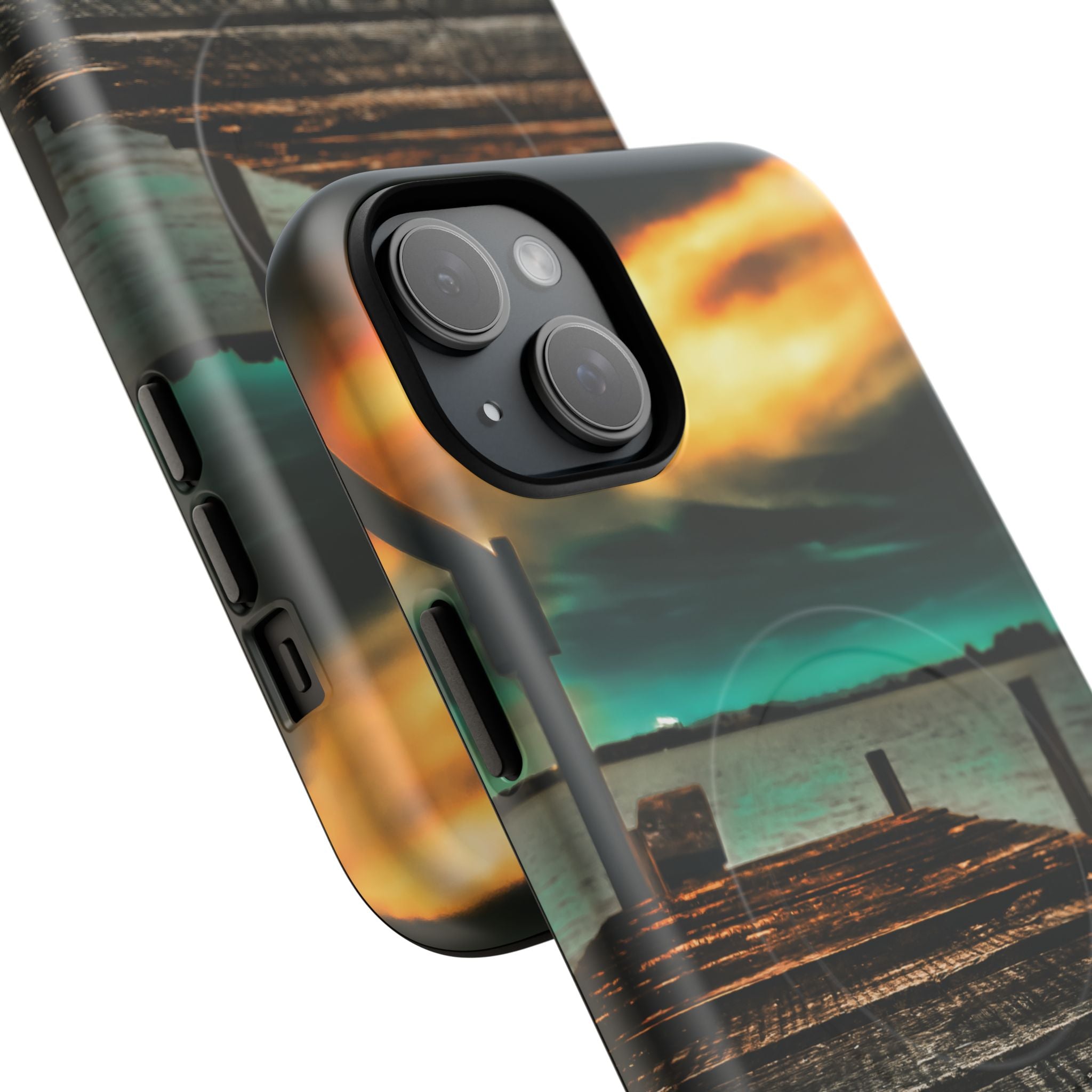 Tough Magnetic Case — 'Te Toro New Zealand Wharf' Magnetic Phone Cover
