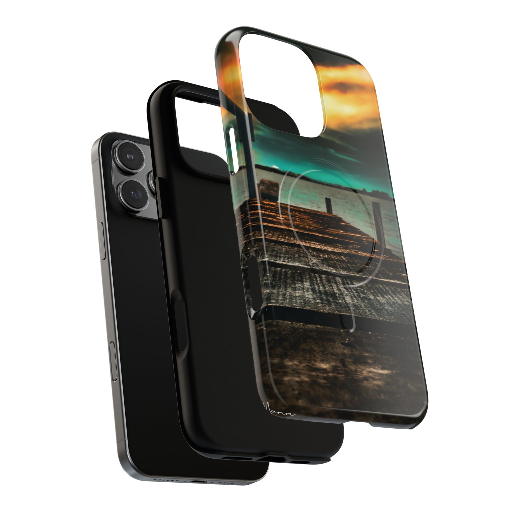 Tough Magnetic Case — 'Te Toro New Zealand Wharf' Magnetic Phone Cover