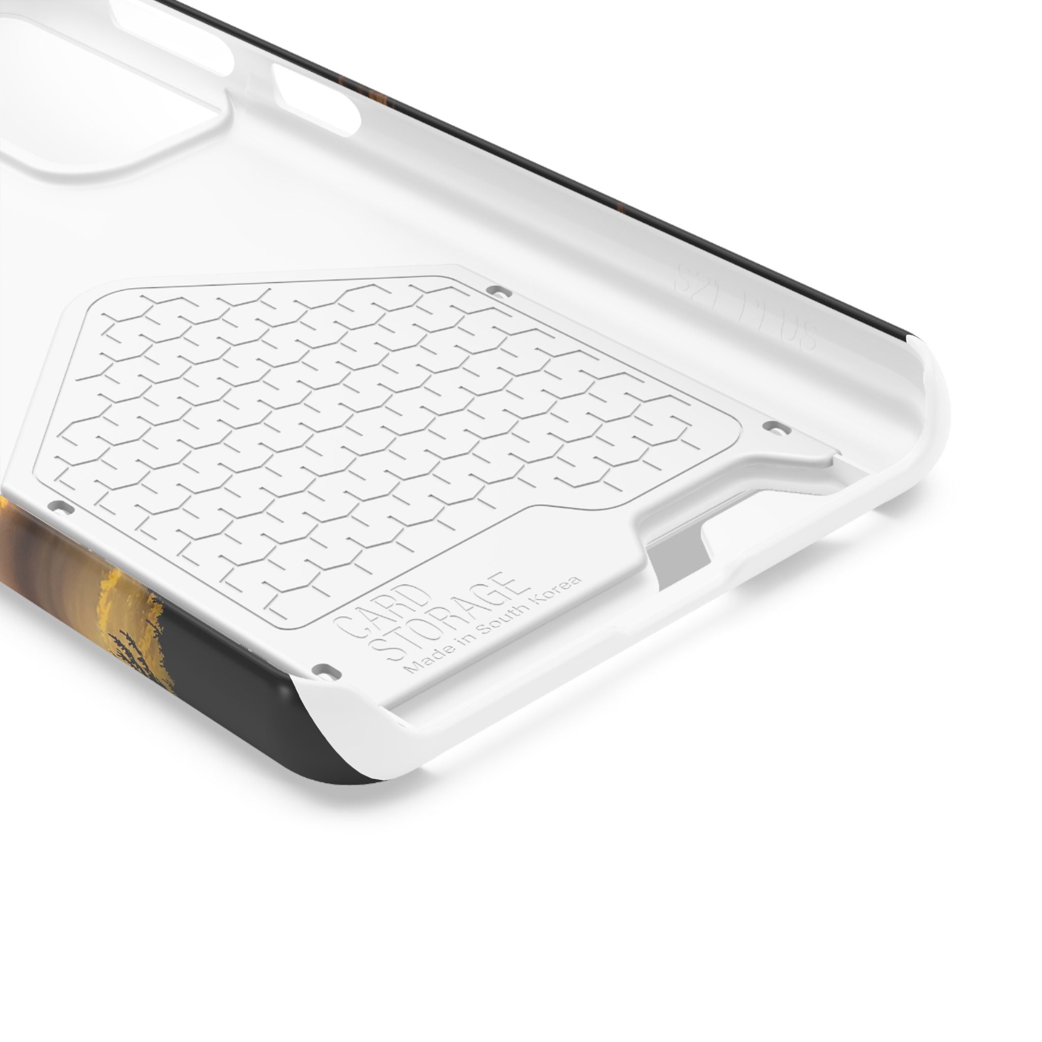 Sunset Sky Phone Case with Card Holder — Scenic Evening Landscape Wallet Case