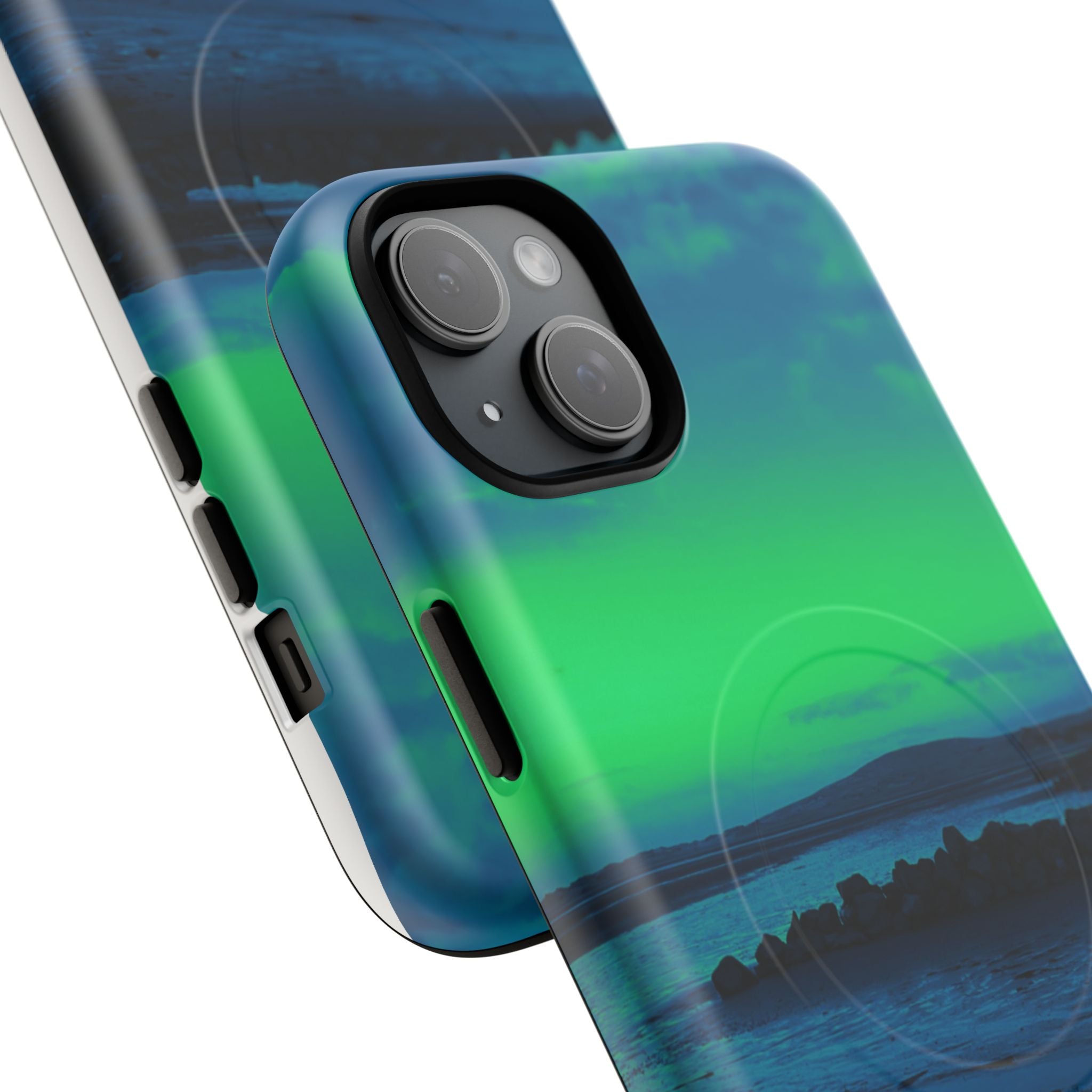 Green New Zealand Sunset Magnetic Phone Case