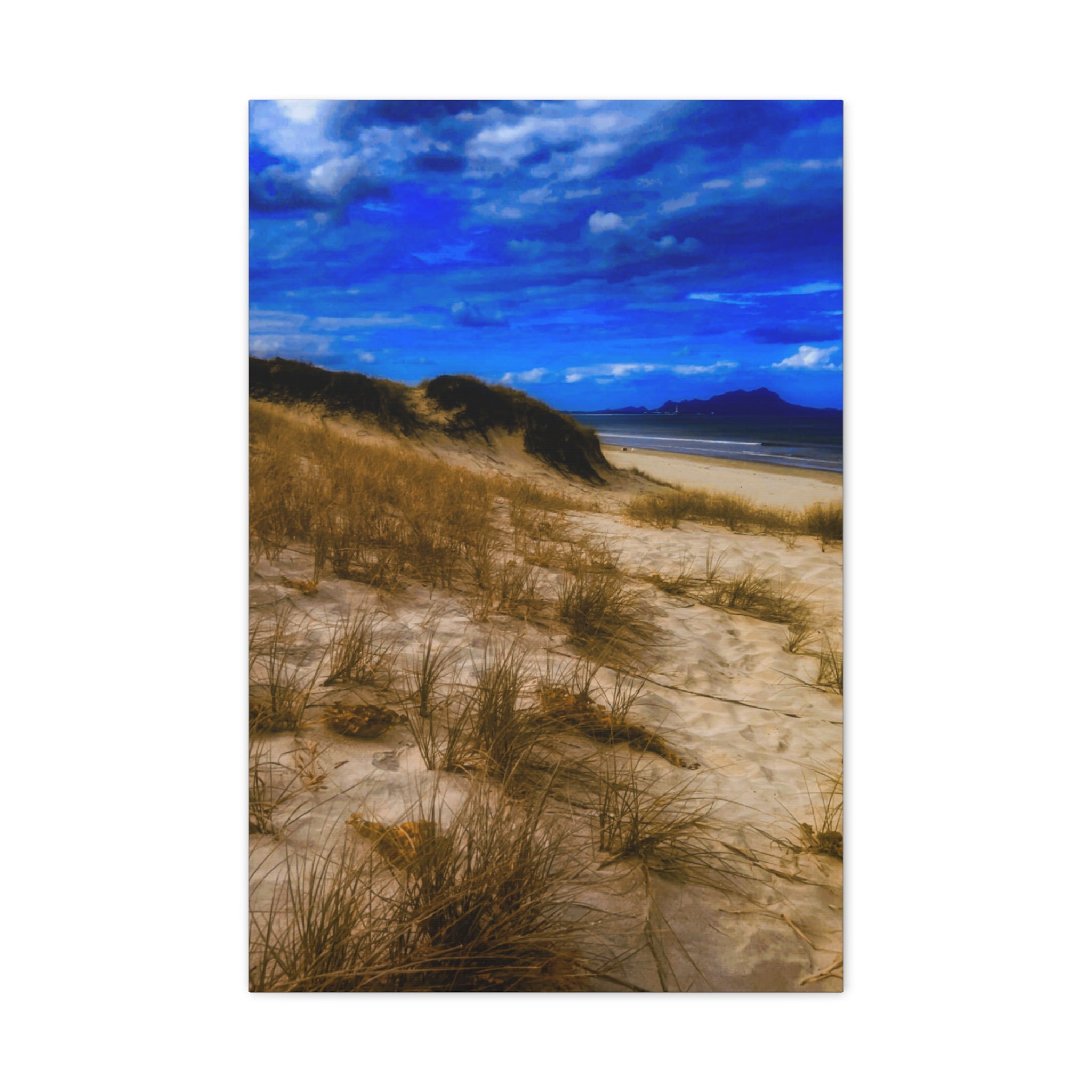 Beach Dunes Canvas Wall Art — Coastal Landscape Canvas Print