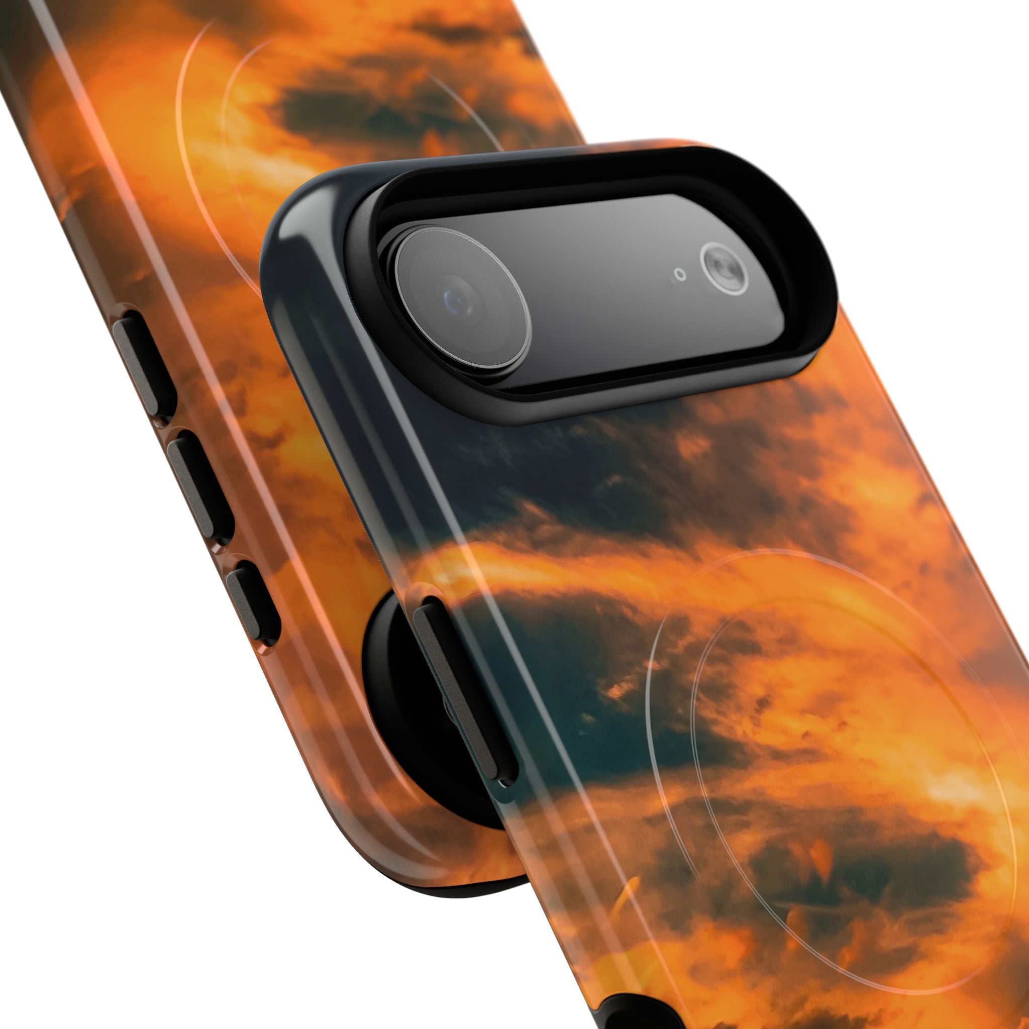 New Zealand Angel Clouds Golden Magnetic Phone Case