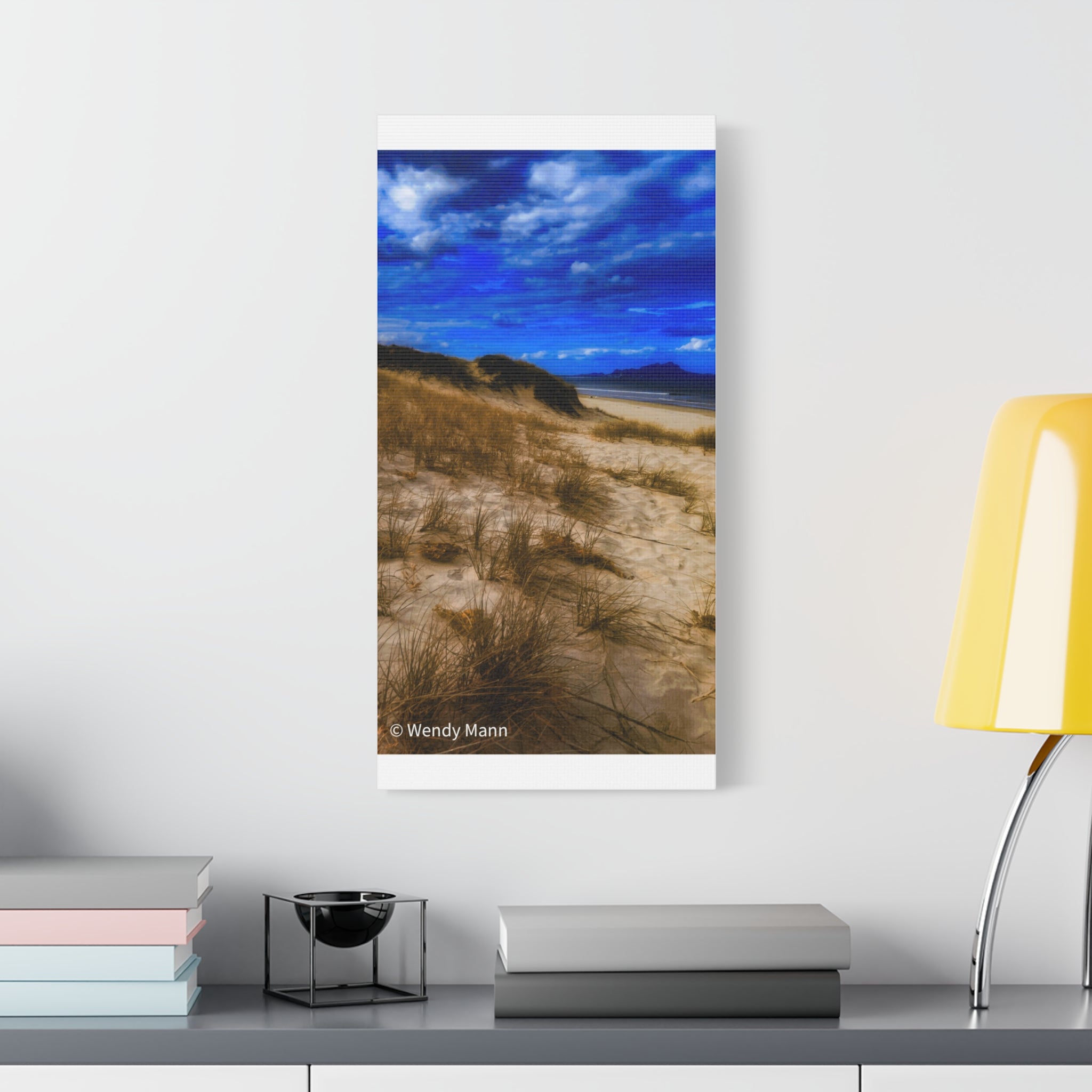 Beach Dunes Canvas Wall Art — Coastal Landscape Canvas Print