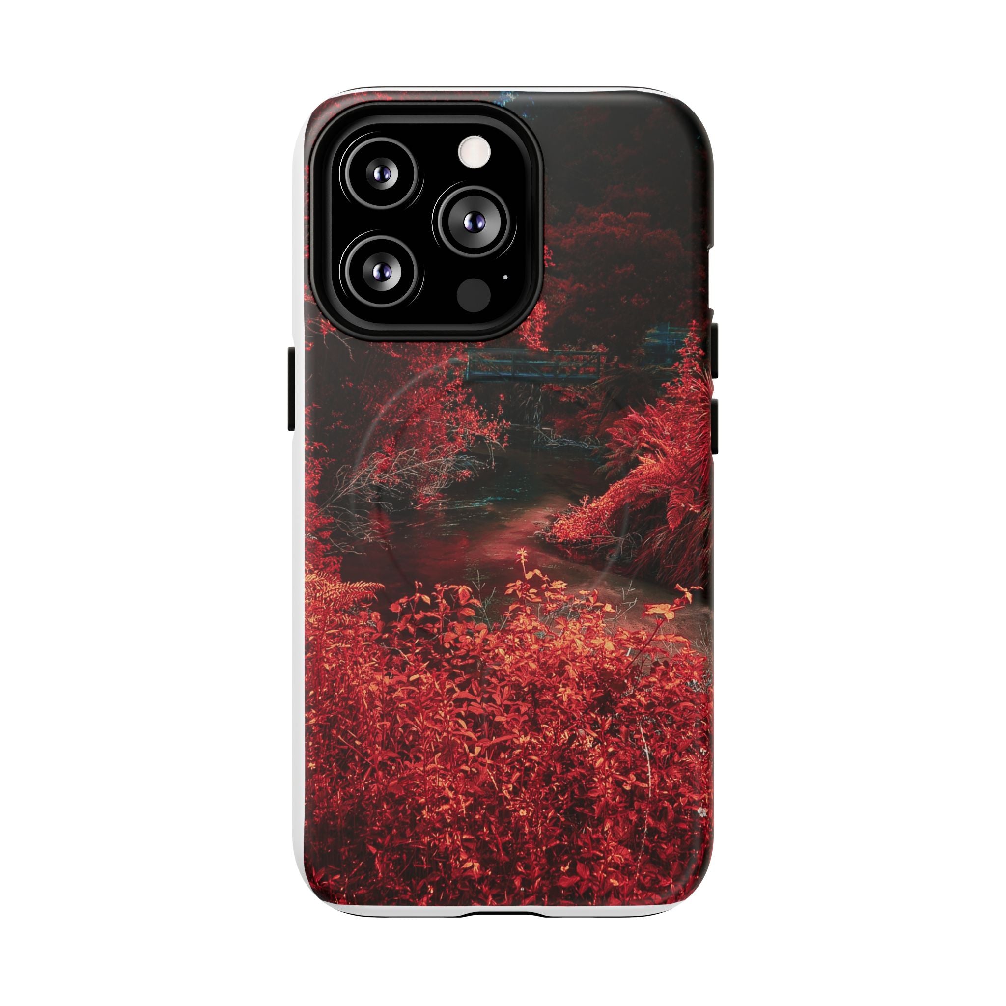 MagSafe Tough Case — Red Forest Abstract Magnetic Phone Cover
