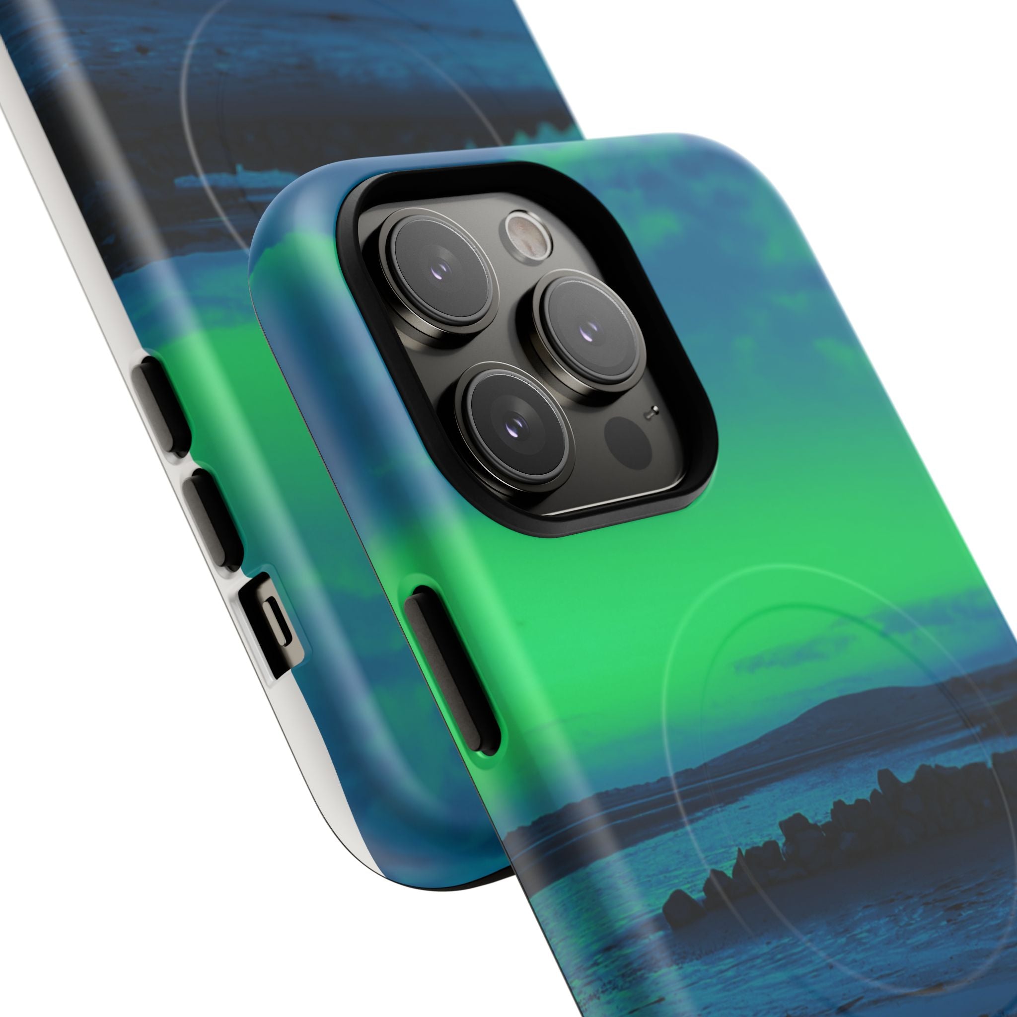 Green New Zealand Sunset Magnetic Phone Case