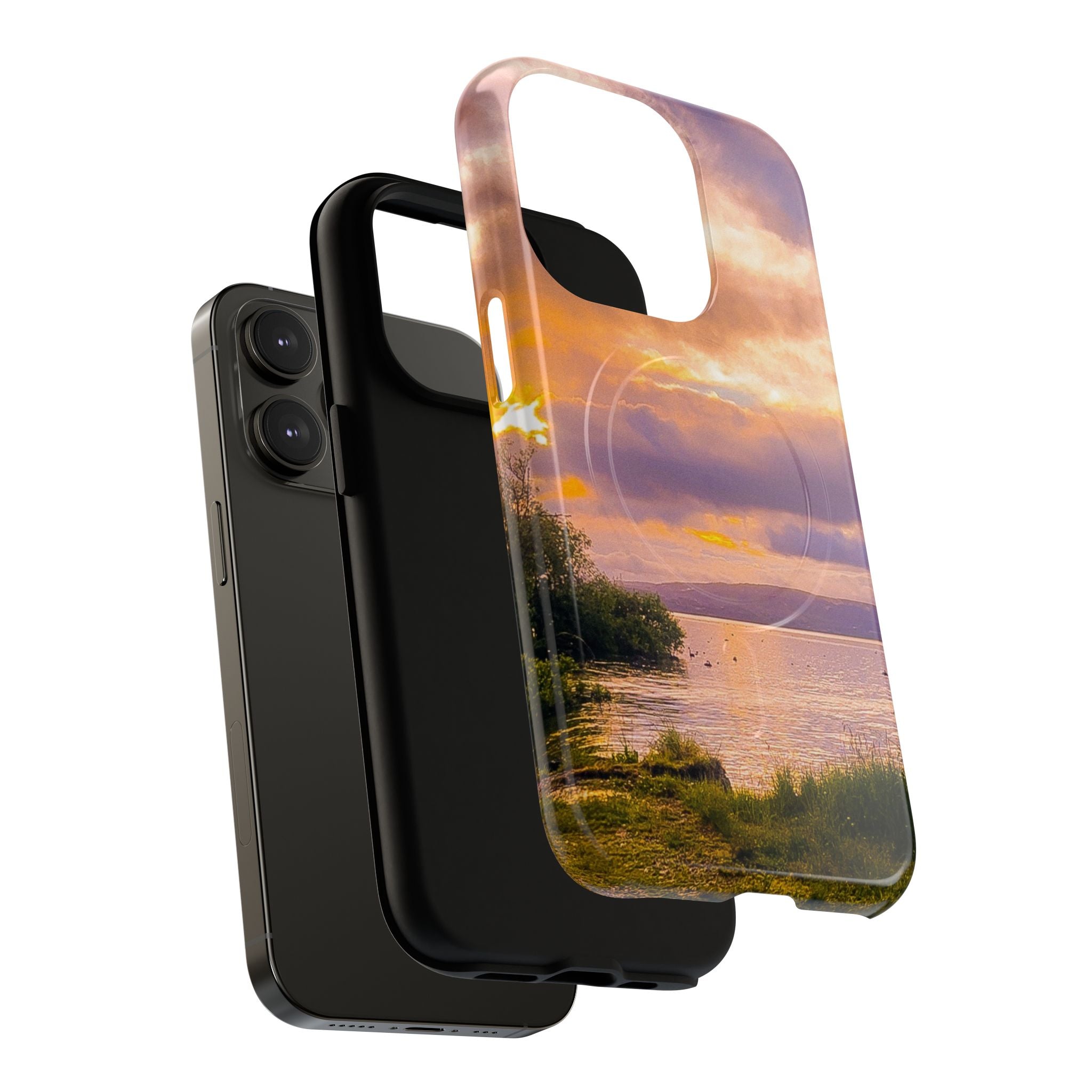 Scenic Sunset Magnetic Phone Case — Tough Magnetic Protective Cover