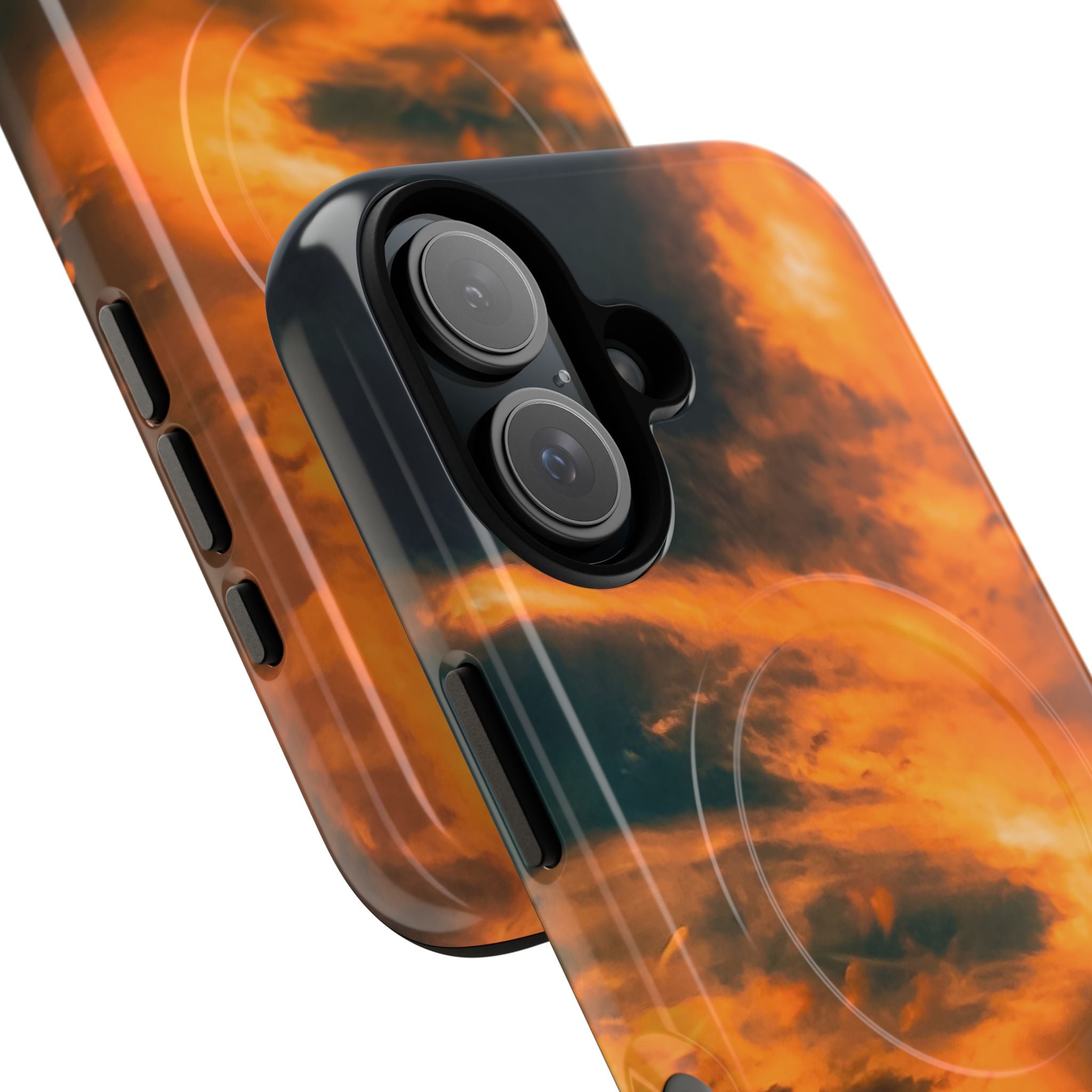 New Zealand Angel Clouds Golden Magnetic Phone Case