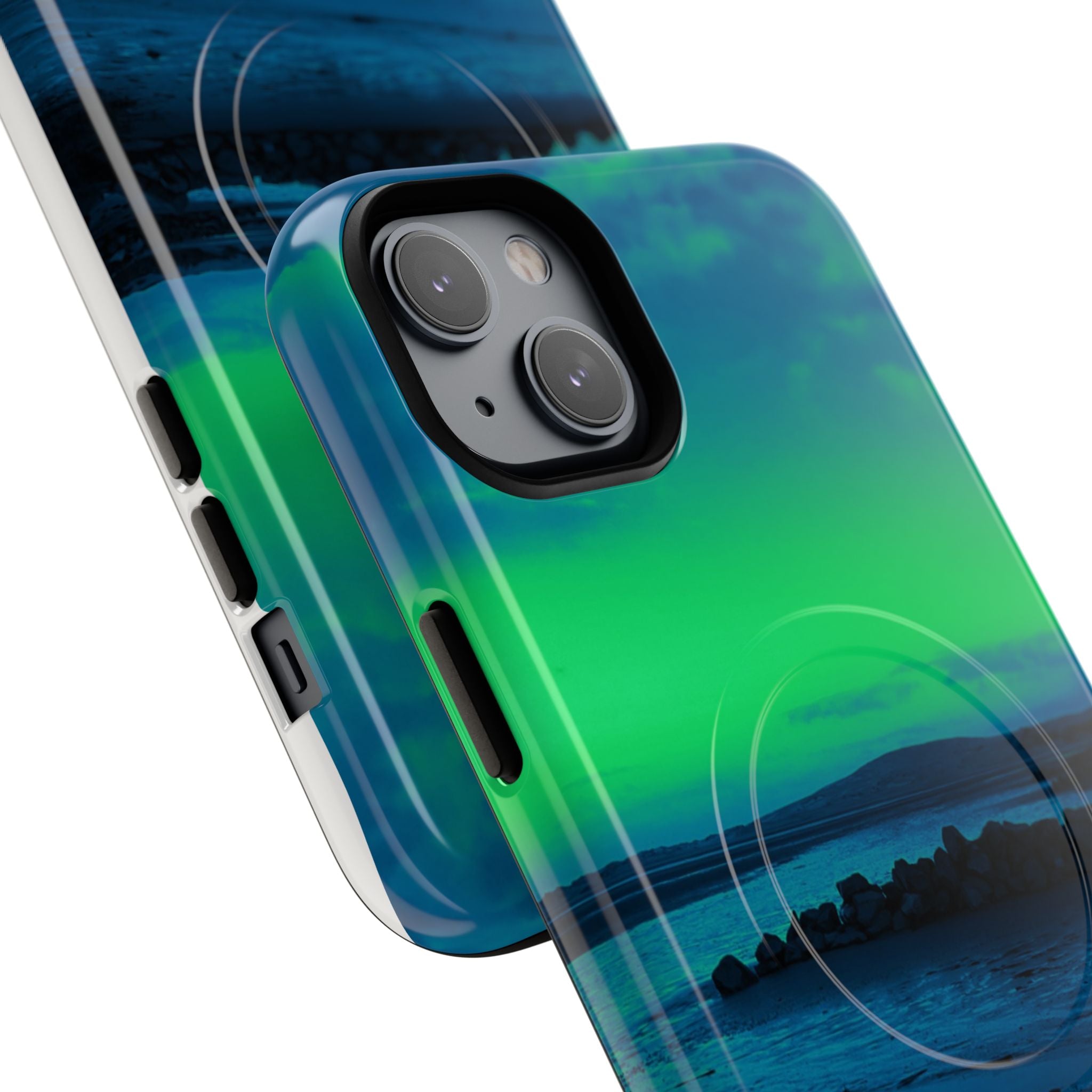 Green New Zealand Sunset Magnetic Phone Case