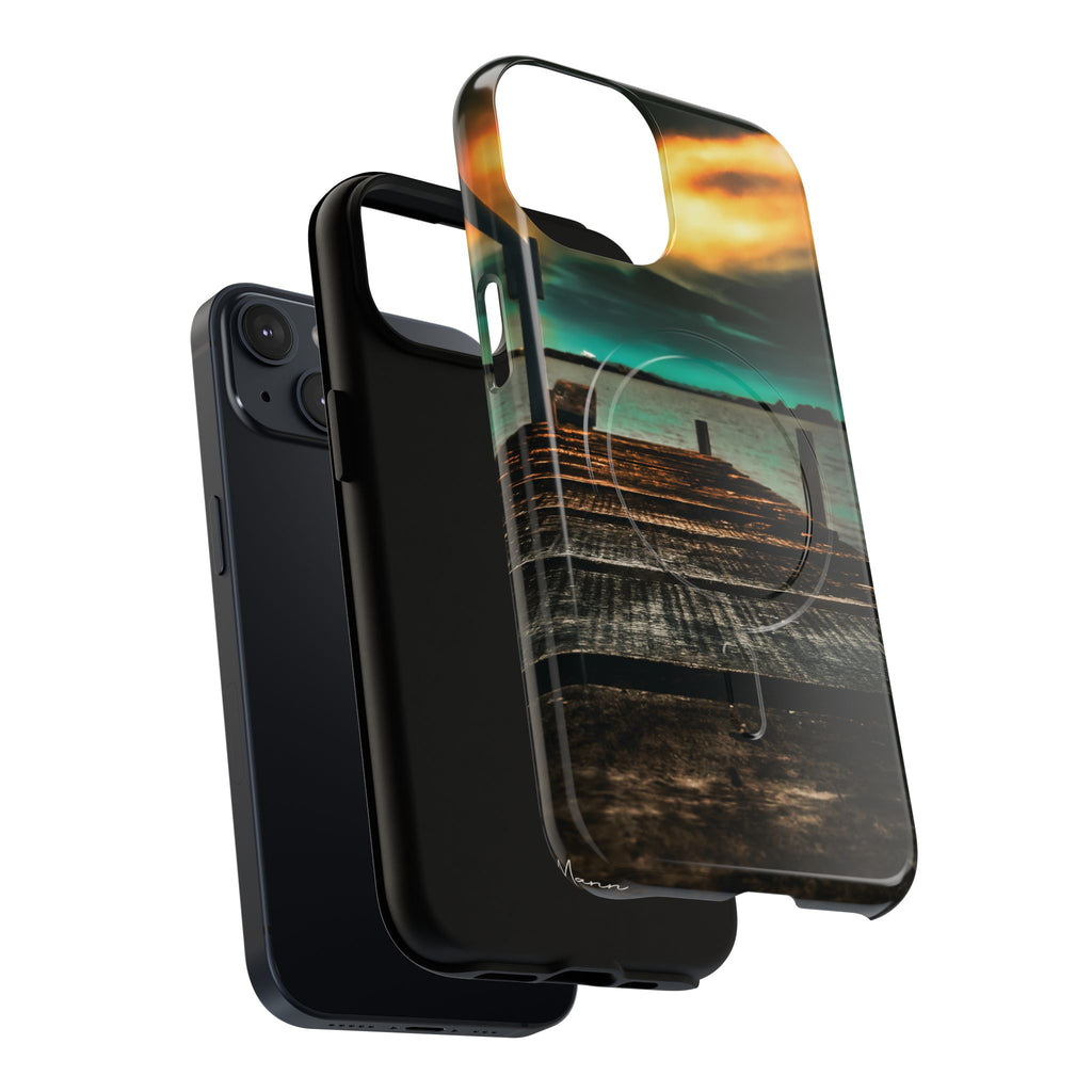 Tough Magnetic Case — 'Te Toro New Zealand Wharf' Magnetic Phone Cover