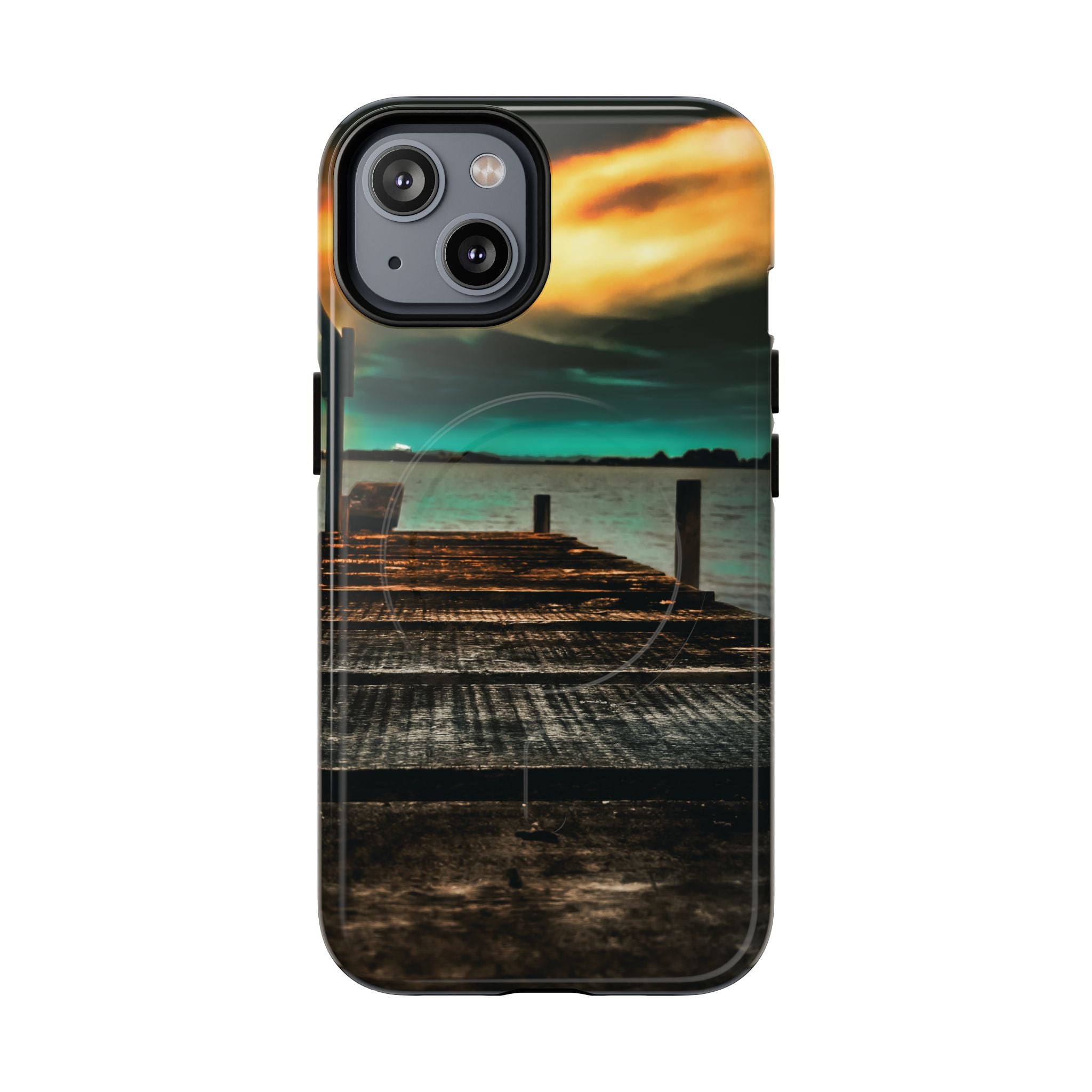 Tough Magnetic Case — 'Te Toro New Zealand Wharf' Magnetic Phone Cover