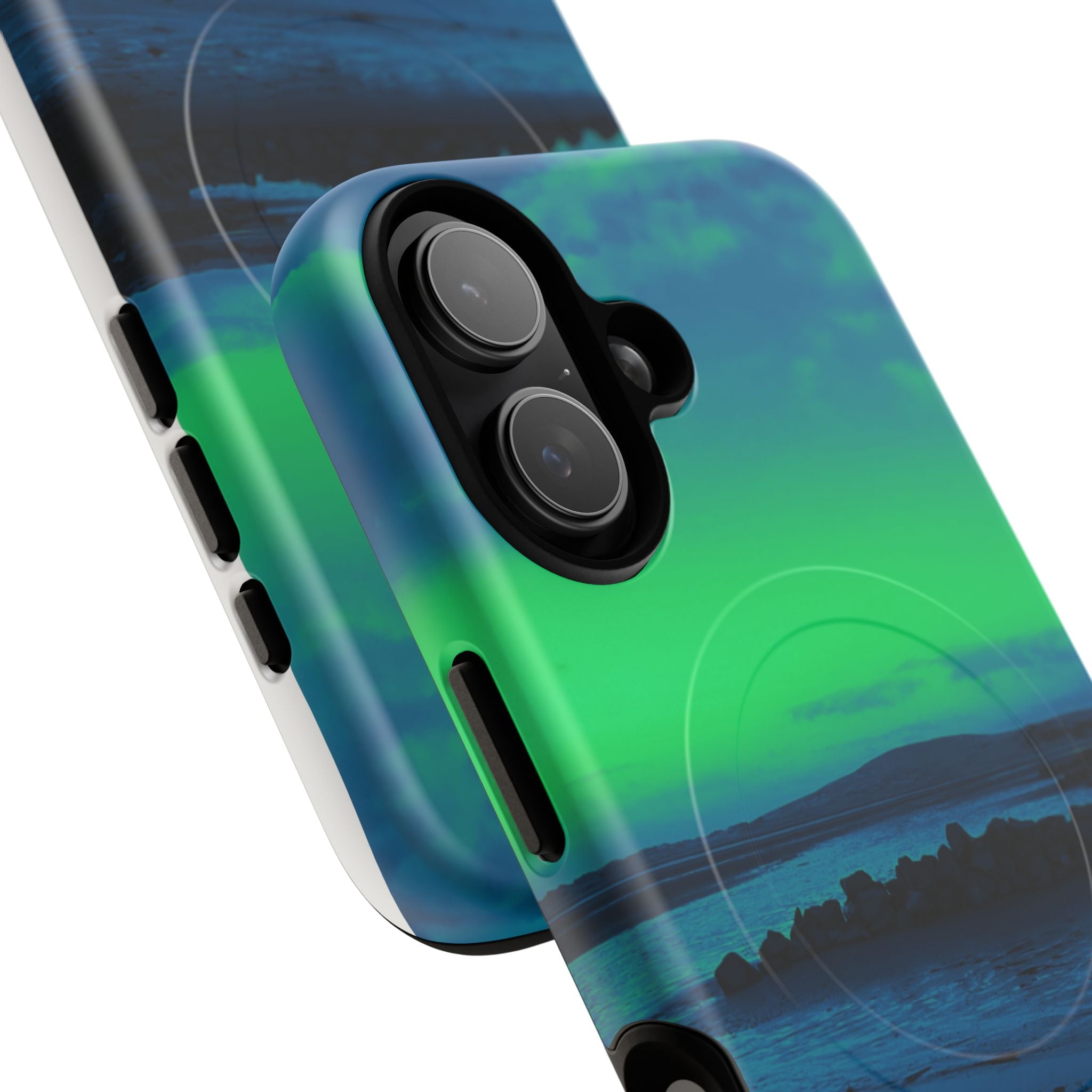 Green New Zealand Sunset Magnetic Phone Case