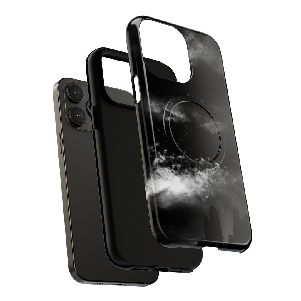 MagSafe Phone Case — Black Storm Cloud Design