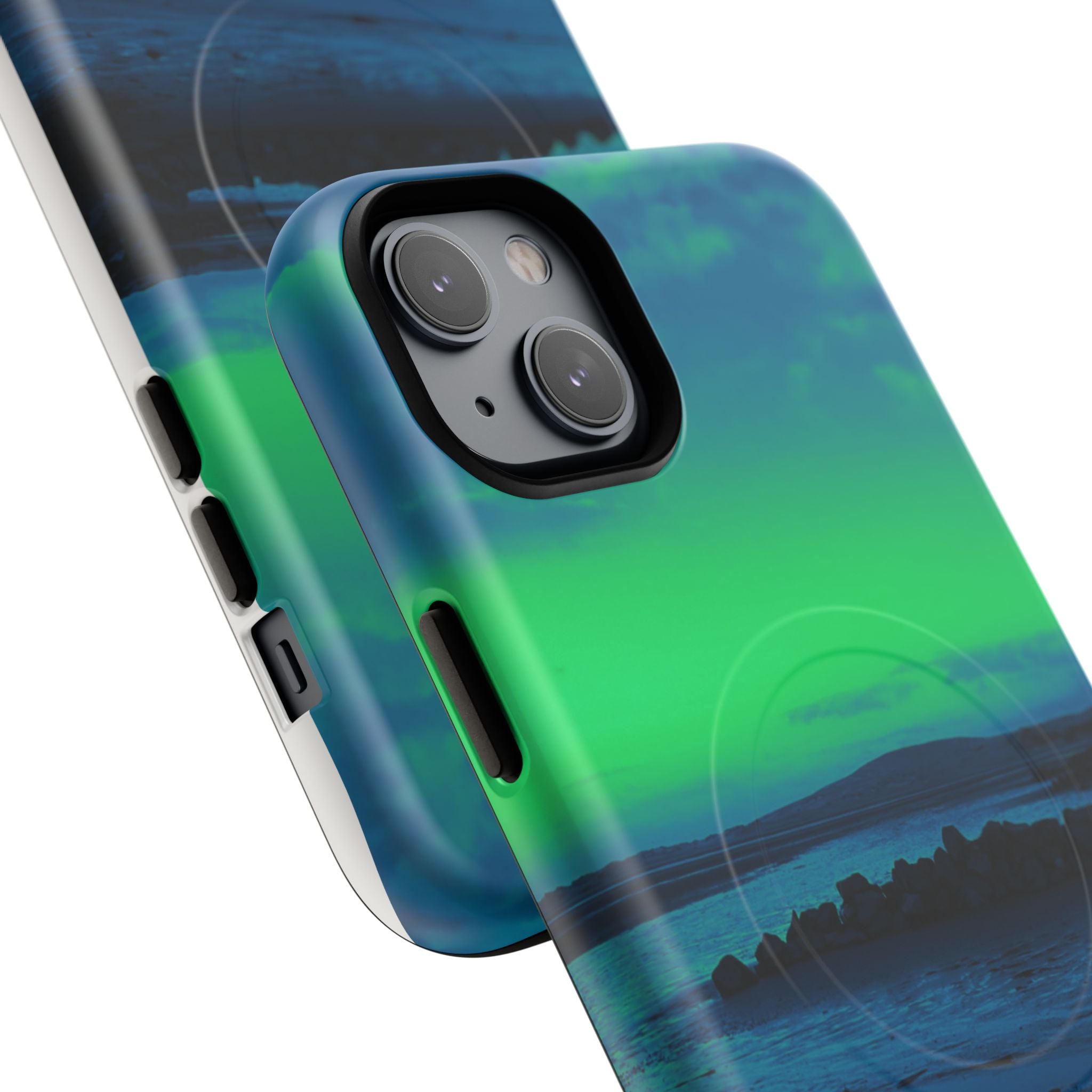 Green New Zealand Sunset Magnetic Phone Case