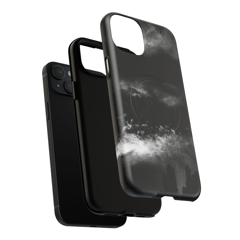 MagSafe Phone Case — Black Storm Cloud Design