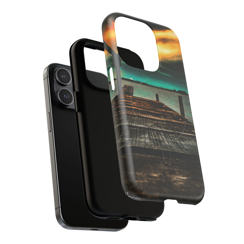 Tough Magnetic Case — 'Te Toro New Zealand Wharf' Magnetic Phone Cover