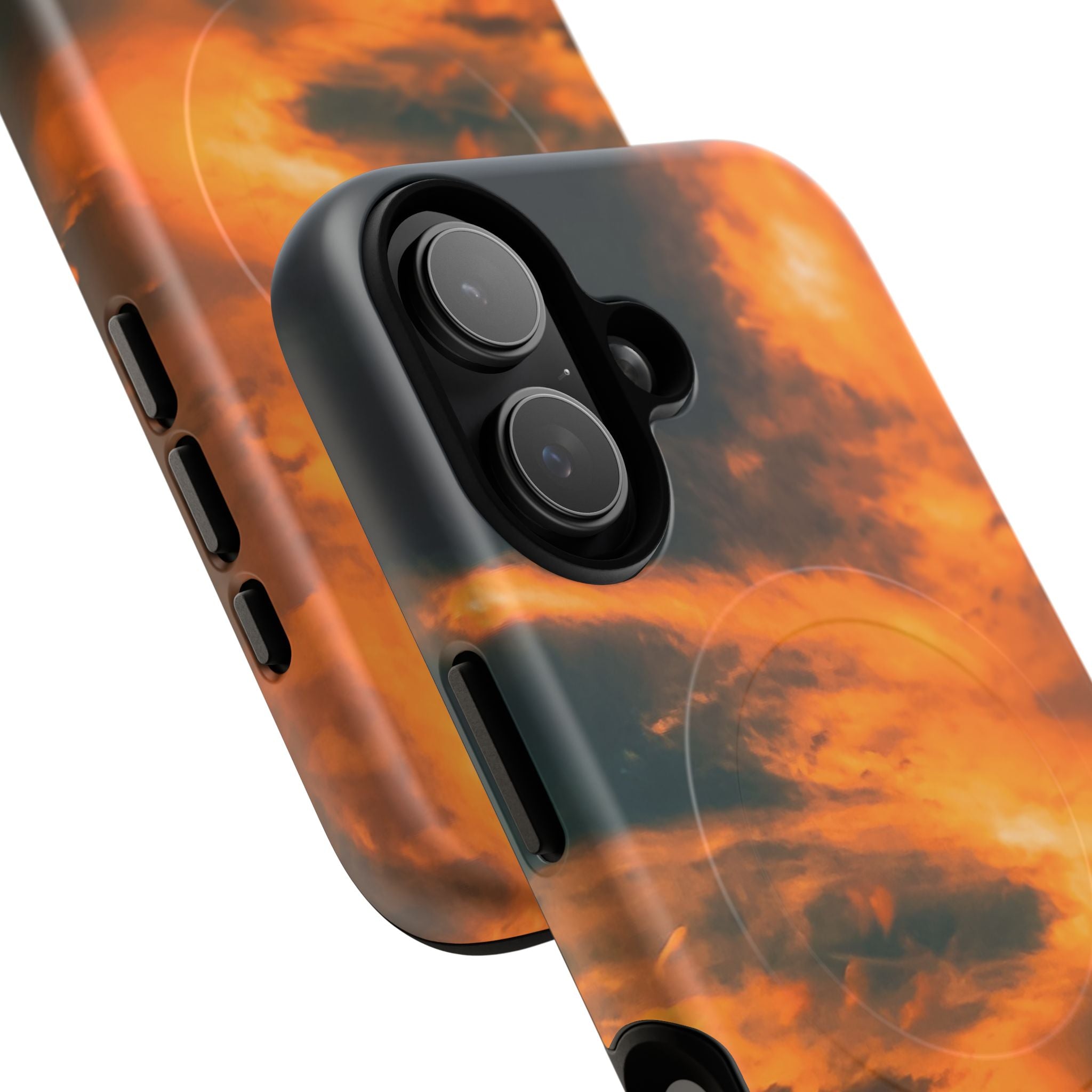 New Zealand Angel Clouds Golden Magnetic Phone Case