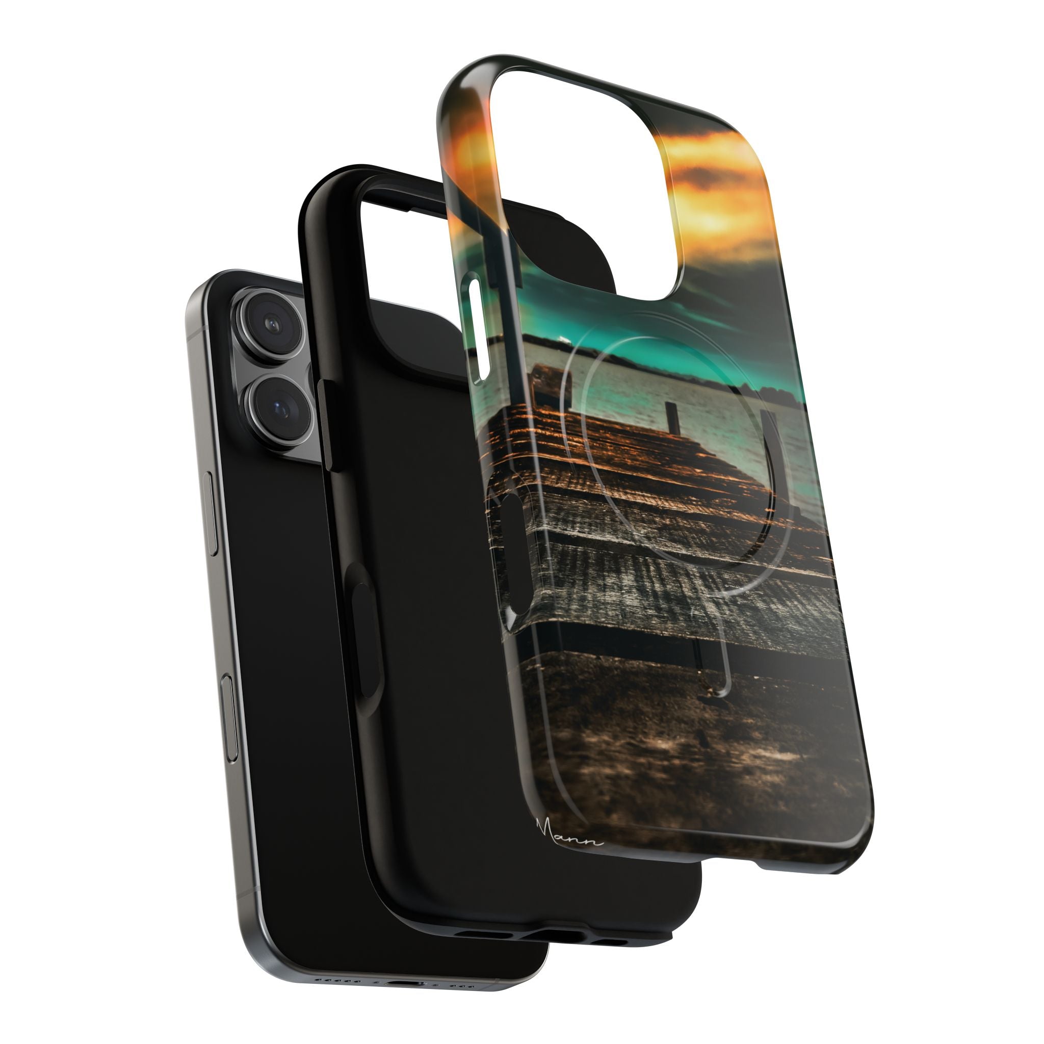 Tough Magnetic Case — 'Te Toro New Zealand Wharf' Magnetic Phone Cover