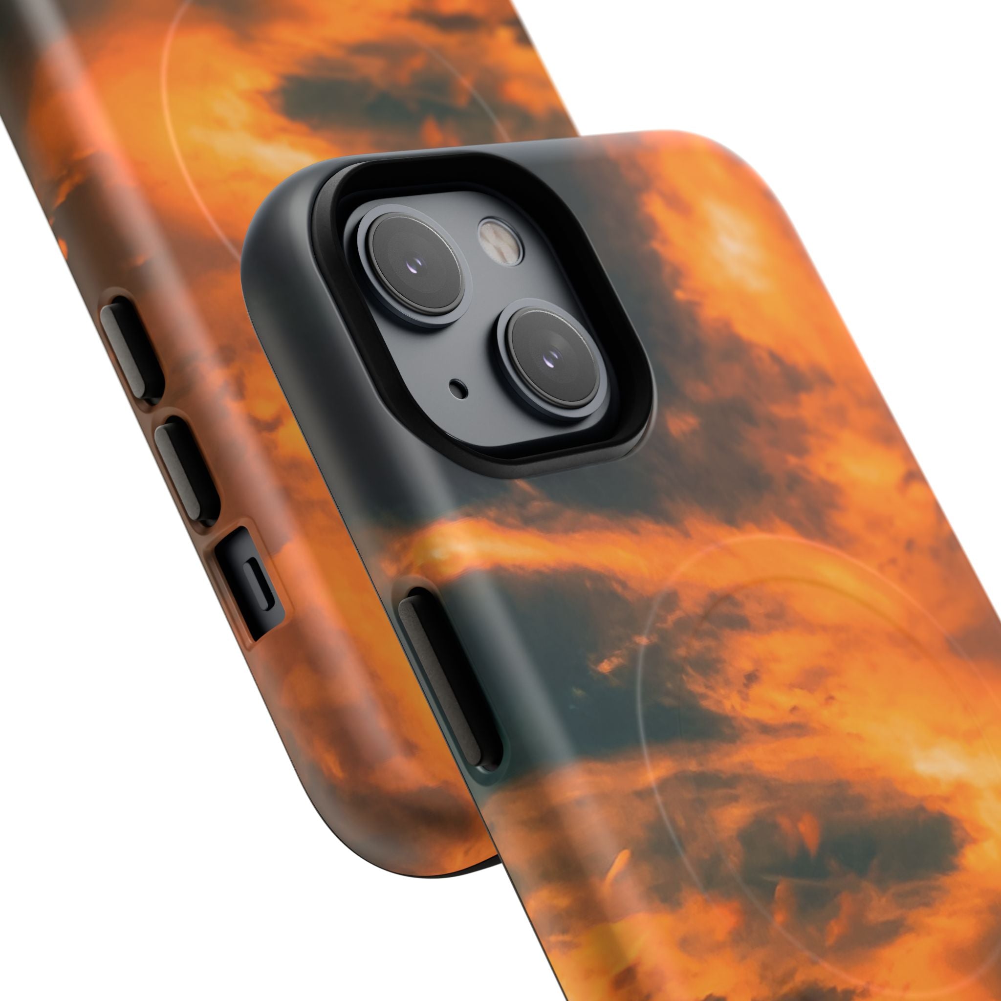 New Zealand Angel Clouds Golden Magnetic Phone Case