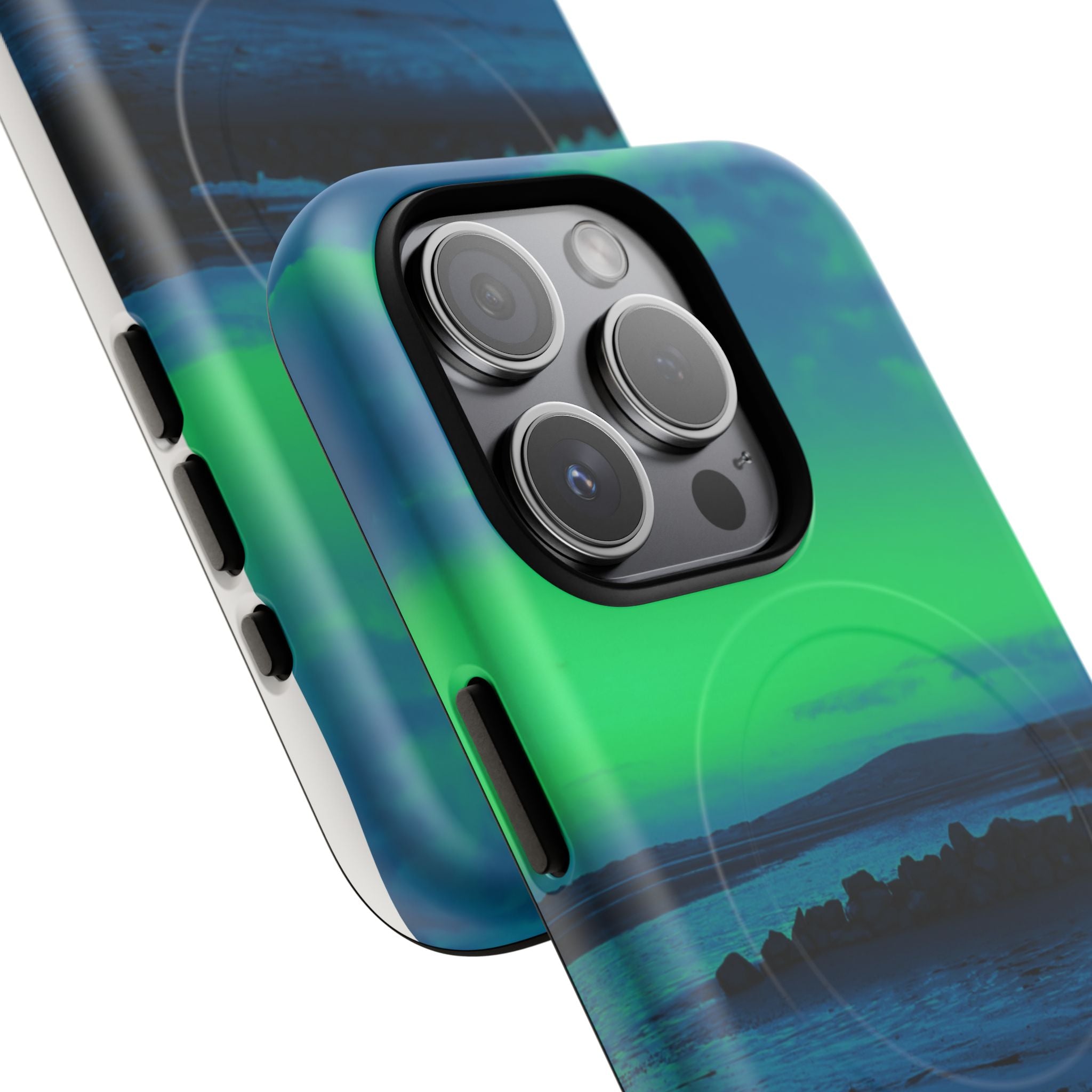 Green New Zealand Sunset Magnetic Phone Case