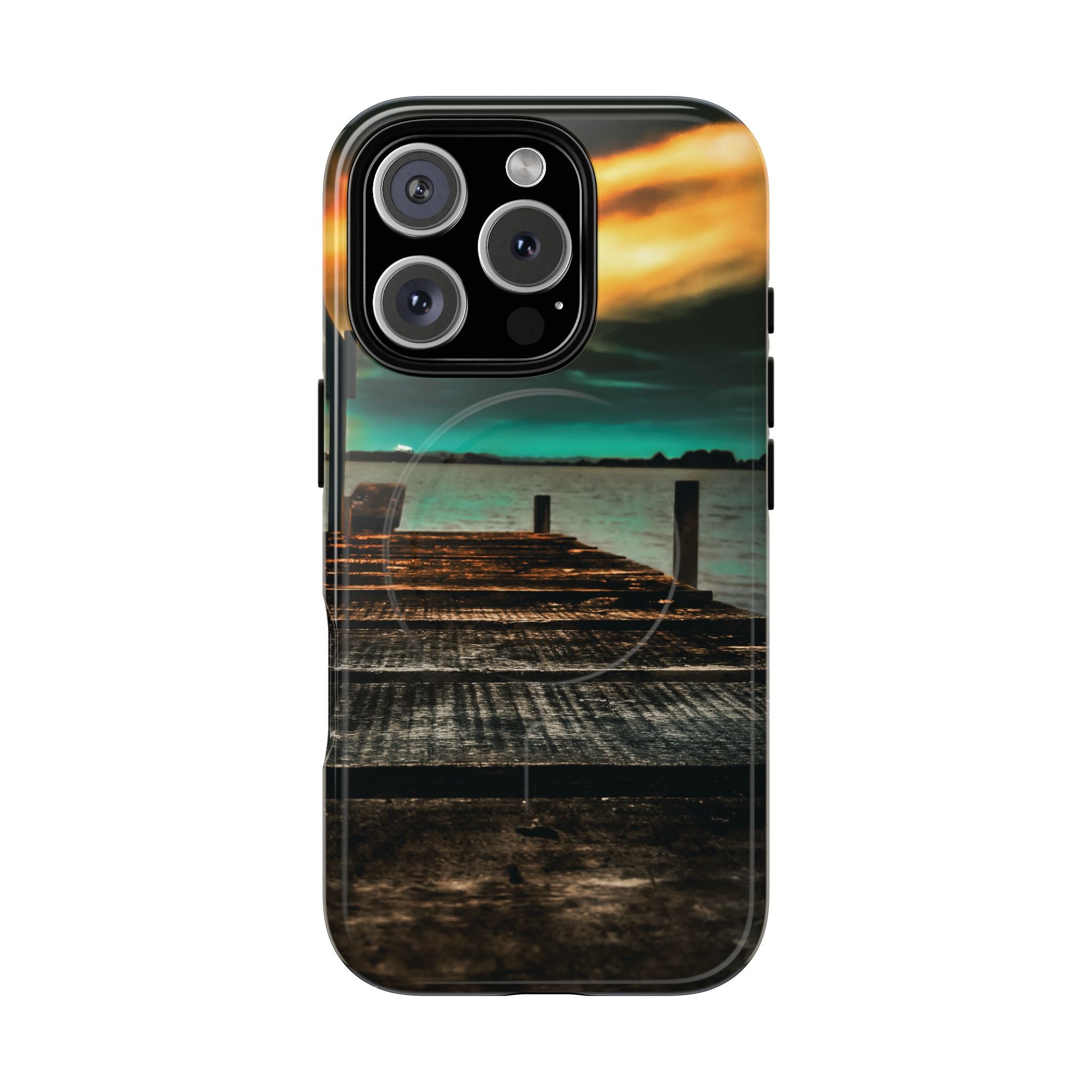 Tough Magnetic Case — 'Te Toro New Zealand Wharf' Magnetic Phone Cover