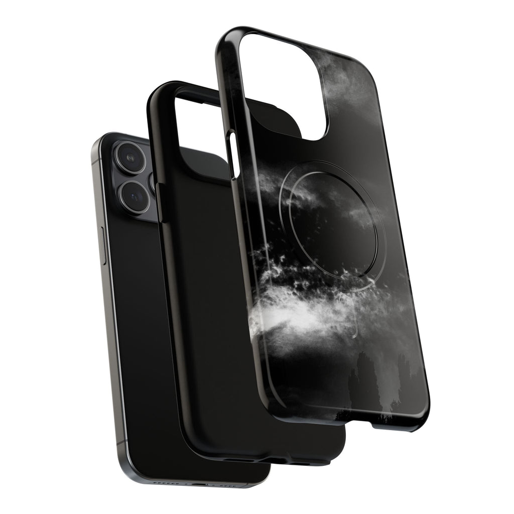 MagSafe Phone Case — Black Storm Cloud Design