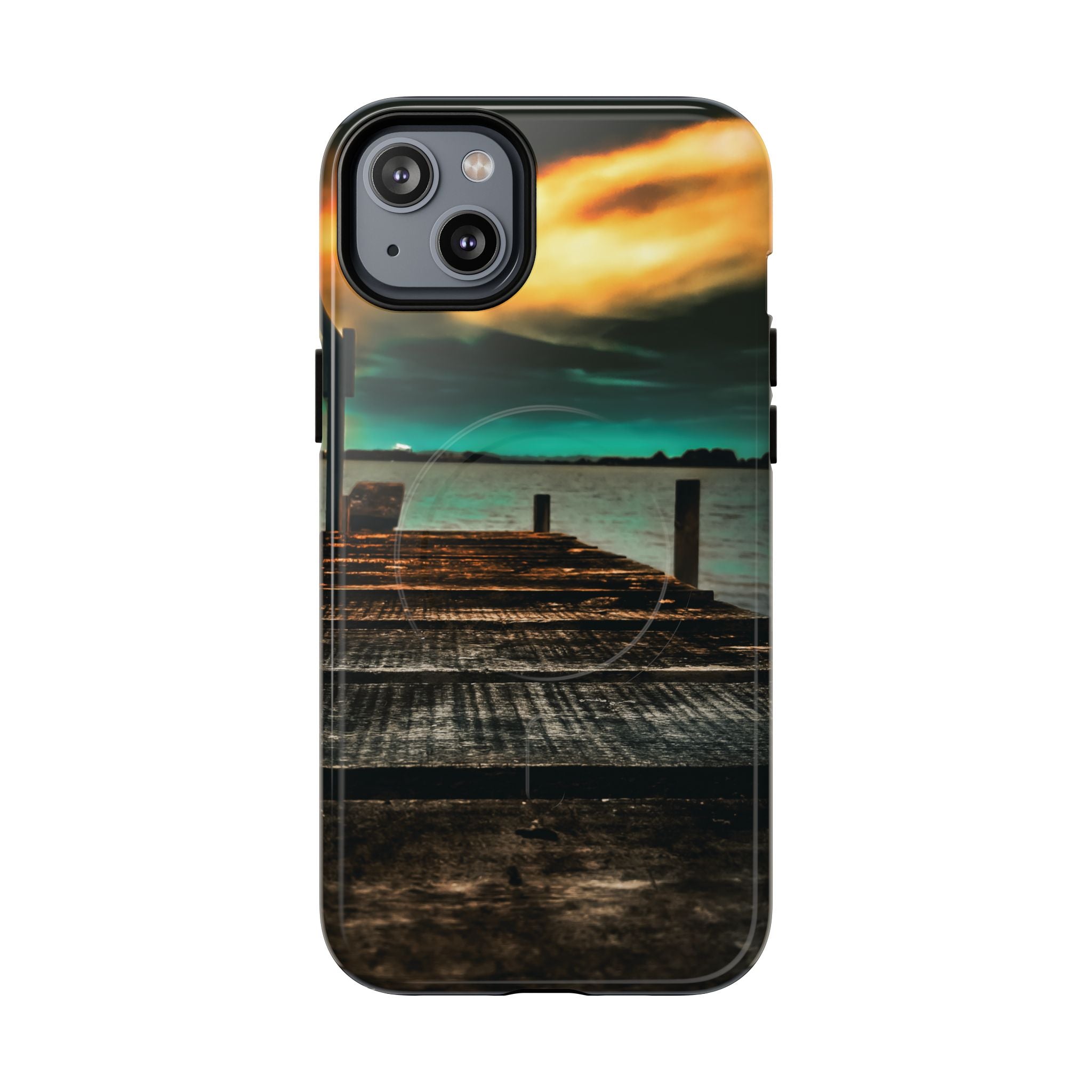 Tough Magnetic Case — 'Te Toro New Zealand Wharf' Magnetic Phone Cover