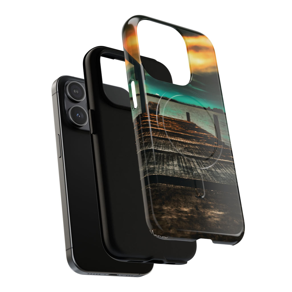 Tough Magnetic Case — 'Te Toro New Zealand Wharf' Magnetic Phone Cover