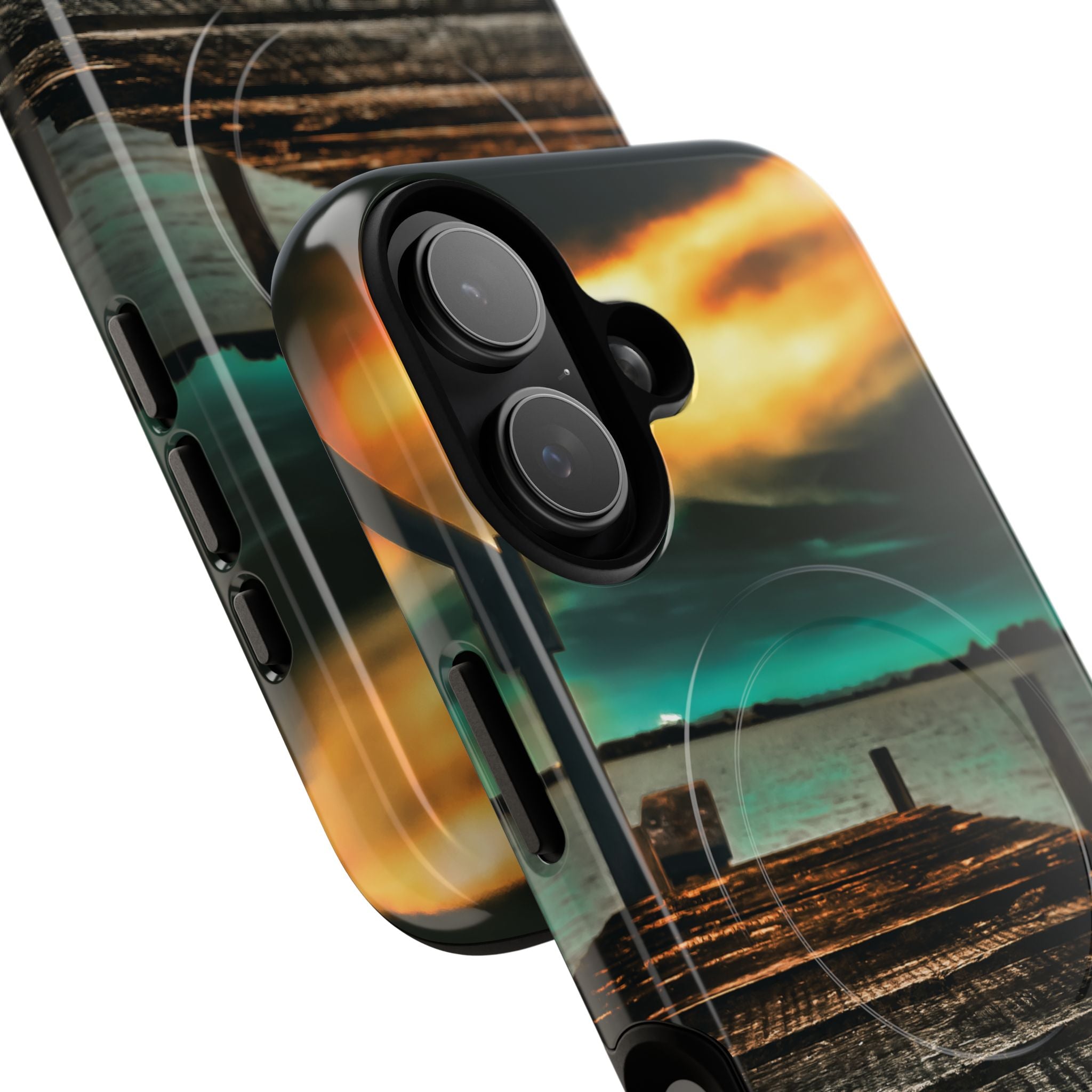 Tough Magnetic Case — 'Te Toro New Zealand Wharf' Magnetic Phone Cover
