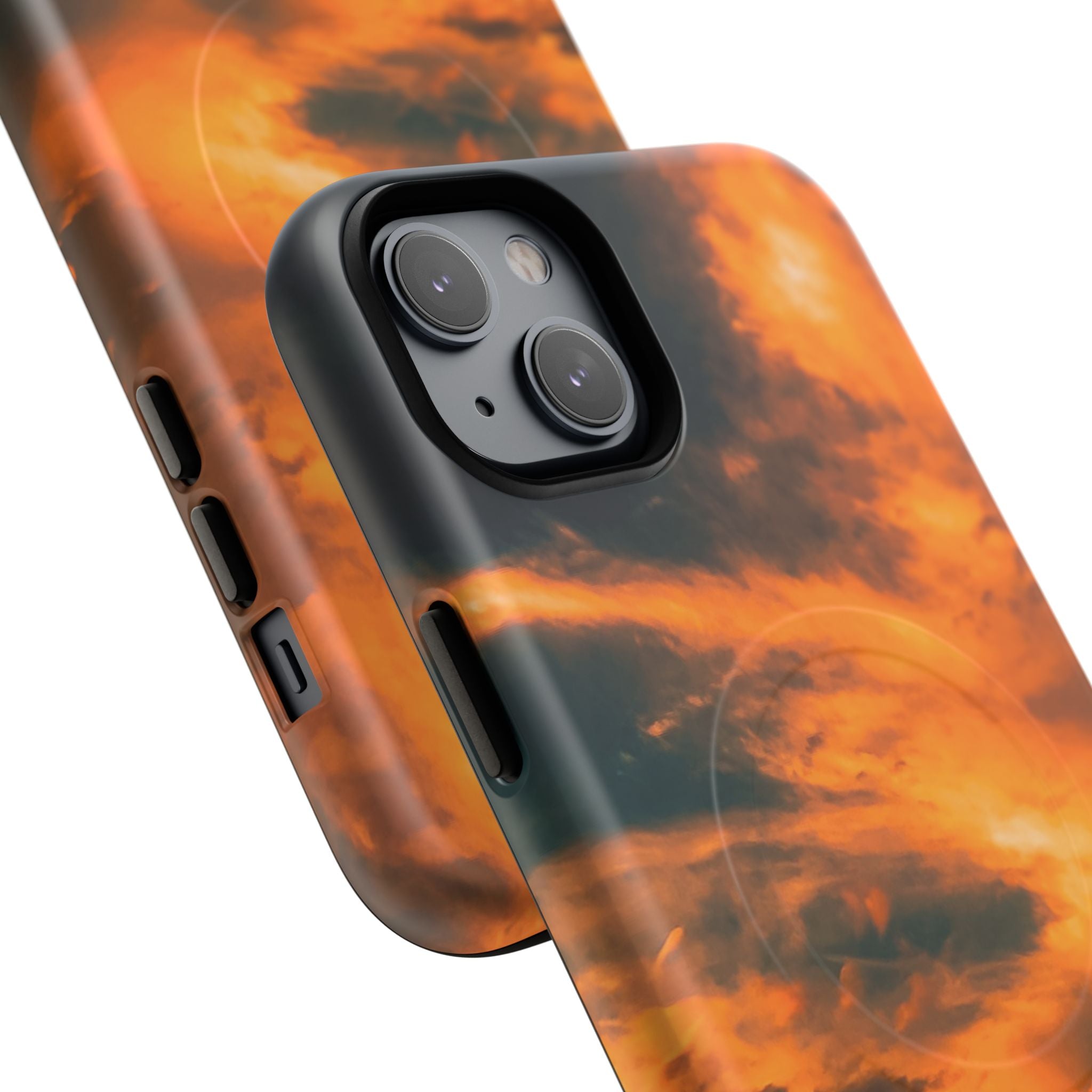 New Zealand Angel Clouds Golden Magnetic Phone Case