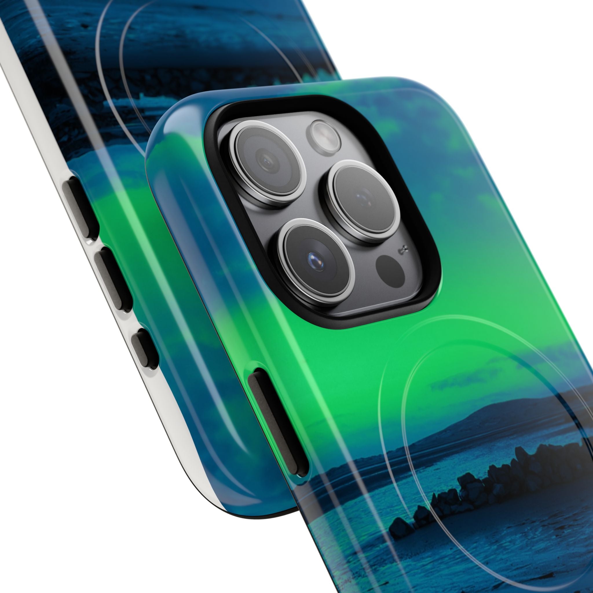 Green New Zealand Sunset Magnetic Phone Case