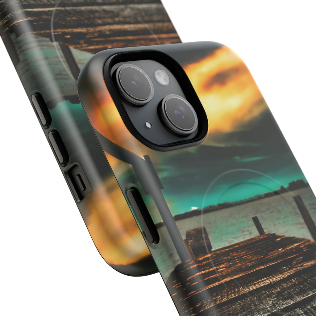 Tough Magnetic Case — 'Te Toro New Zealand Wharf' Magnetic Phone Cover