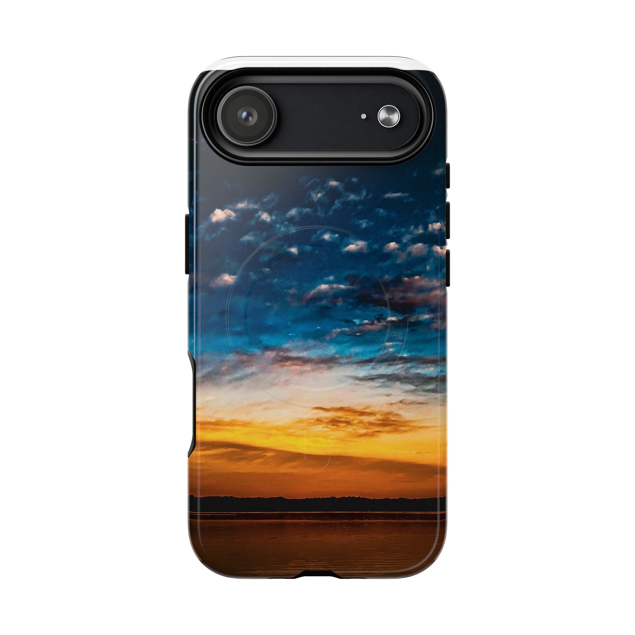 Sunset Horizon Magnetic Phone Case — IPhone 13 and above-Tough Protective Cover
