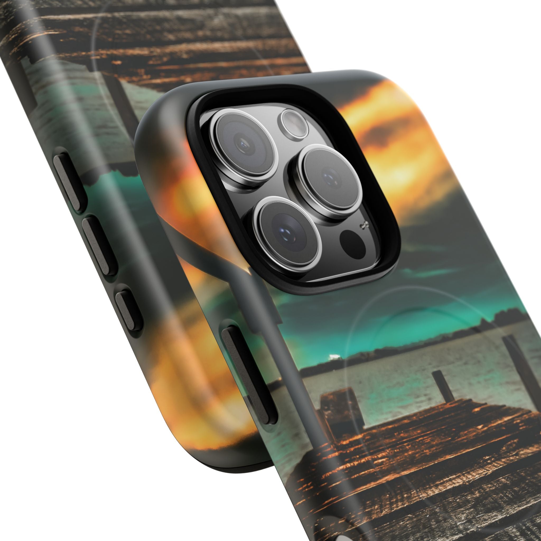 Tough Magnetic Case — 'Te Toro New Zealand Wharf' Magnetic Phone Cover