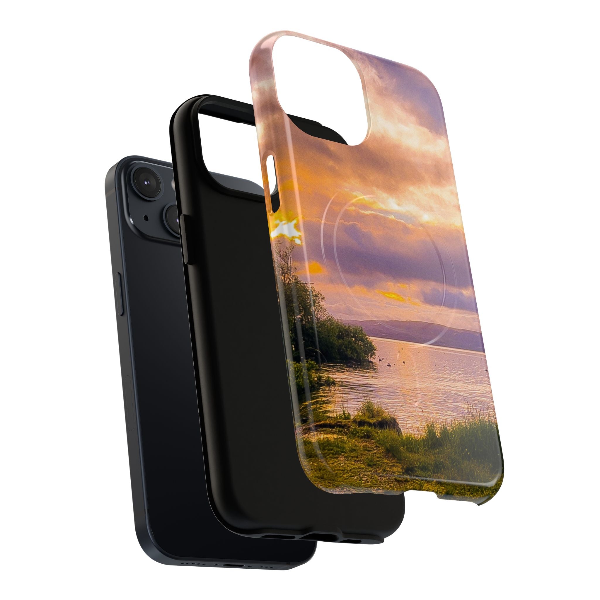 Scenic Sunset Magnetic Phone Case — Tough Magnetic Protective Cover
