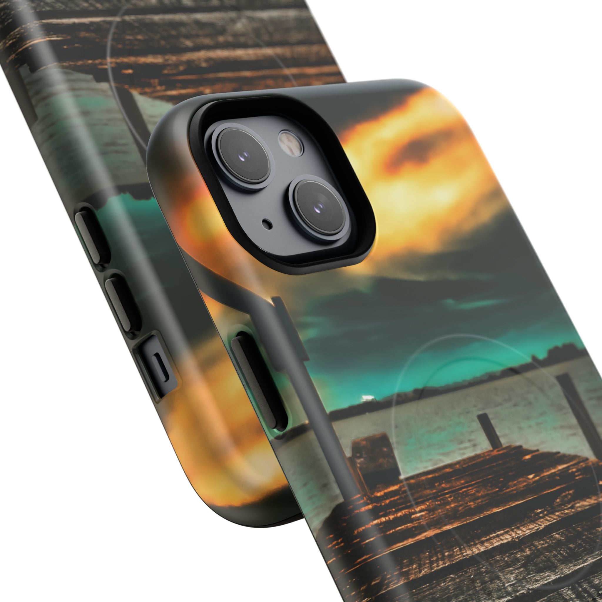 Tough Magnetic Case — 'Te Toro New Zealand Wharf' Magnetic Phone Cover