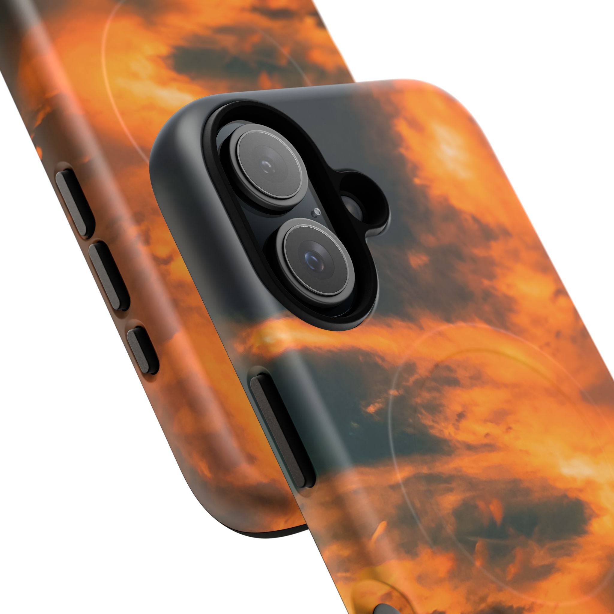 New Zealand Angel Clouds Golden Magnetic Phone Case