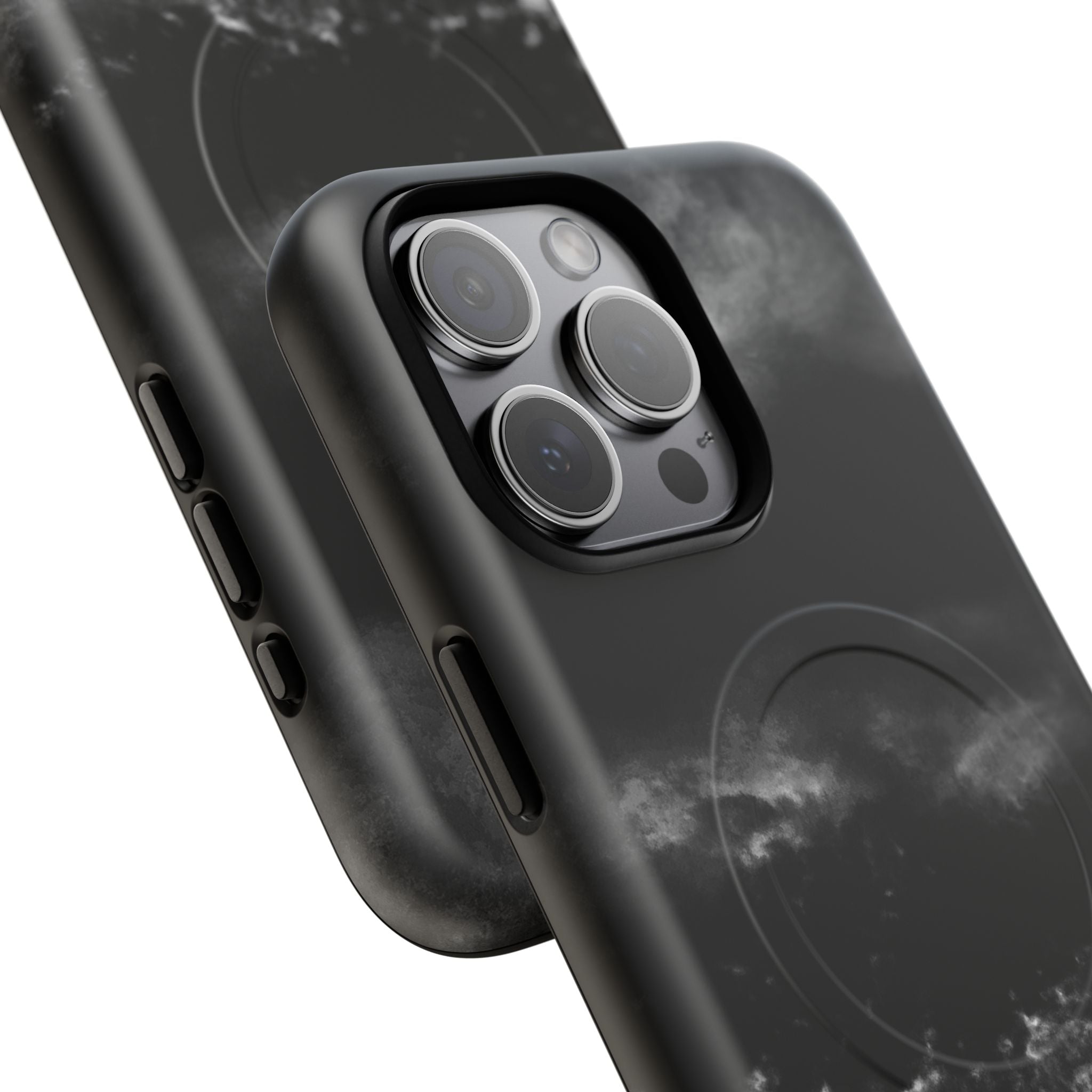 MagSafe Phone Case — Black Storm Cloud Design