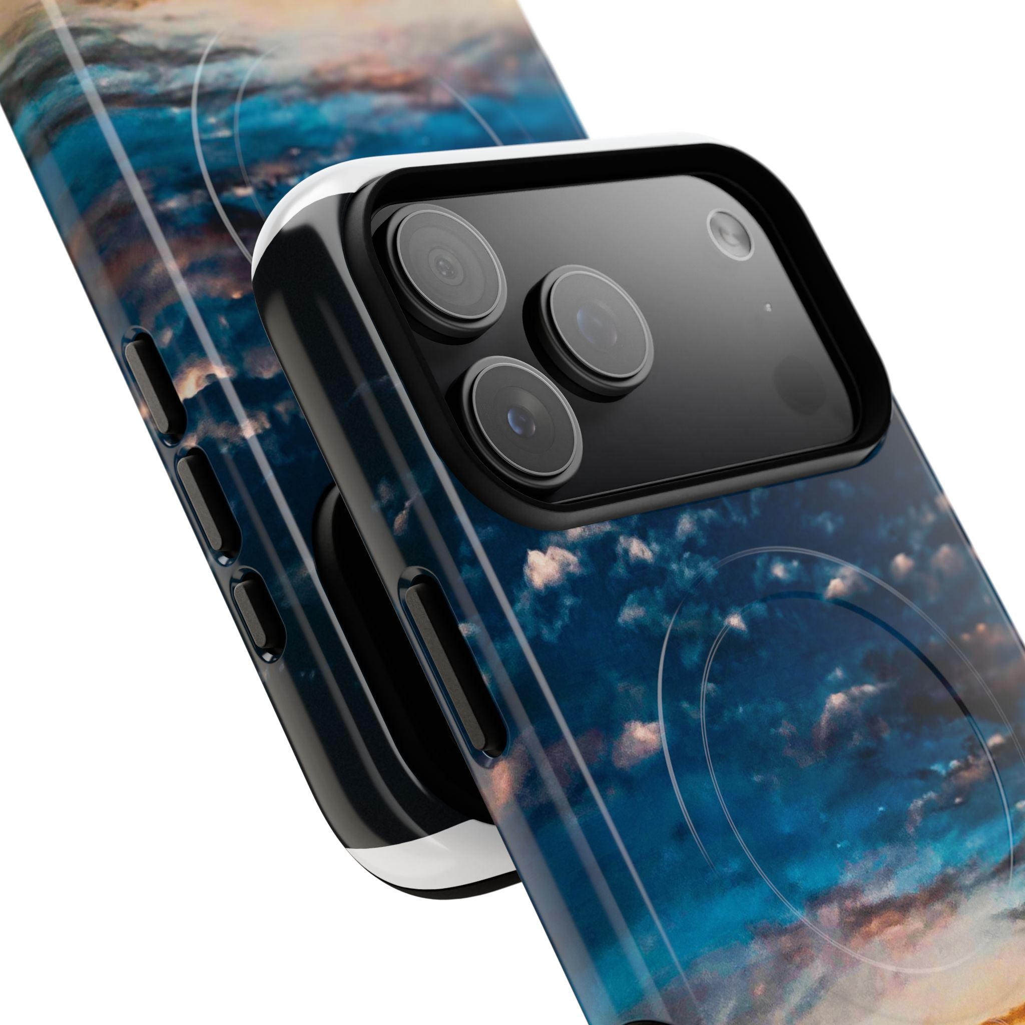 Sunset Horizon Magnetic Phone Case — IPhone 13 and above-Tough Protective Cover