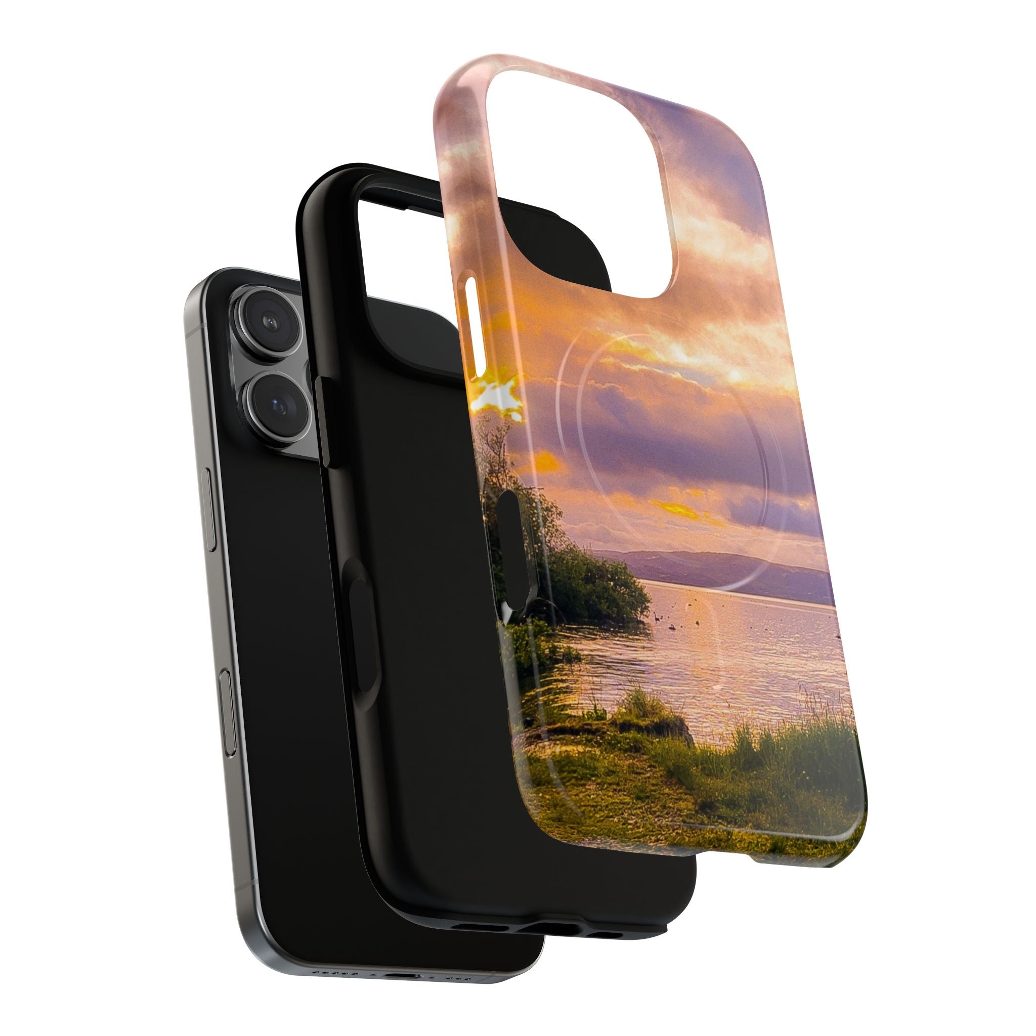 Scenic Sunset Magnetic Phone Case — Tough Magnetic Protective Cover
