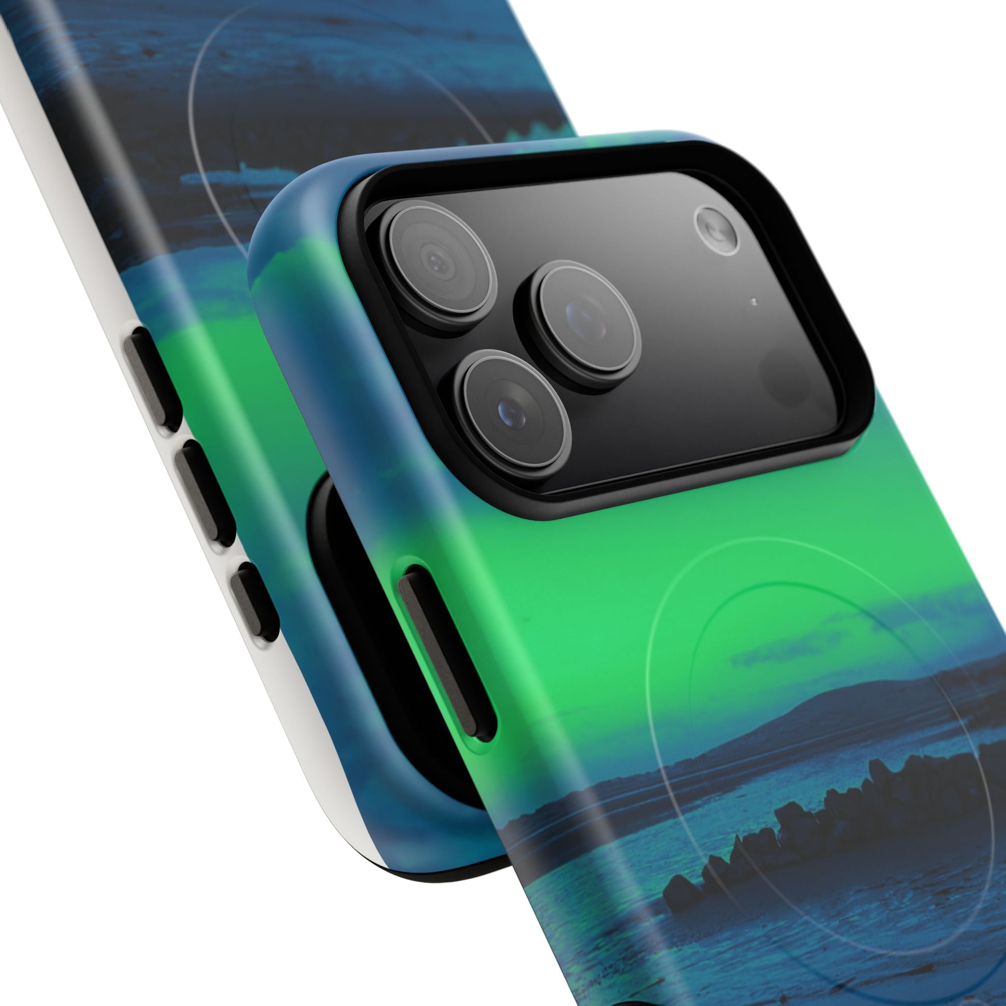 Green New Zealand Sunset Magnetic Phone Case