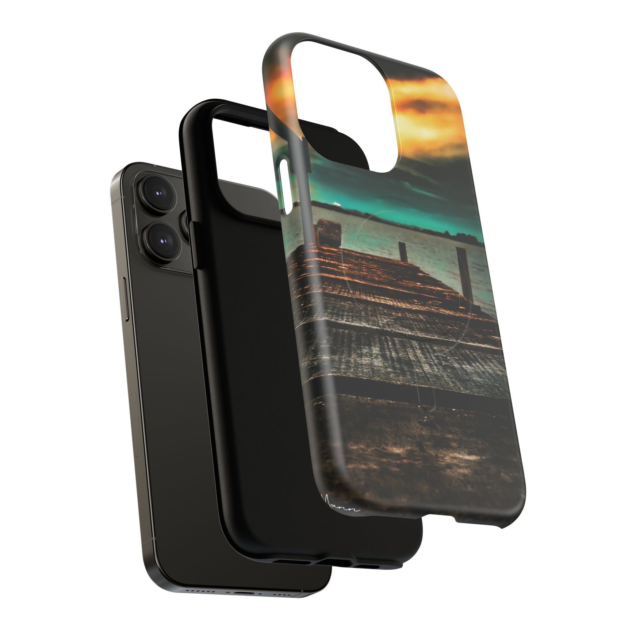 Tough Magnetic Case — 'Te Toro New Zealand Wharf' Magnetic Phone Cover
